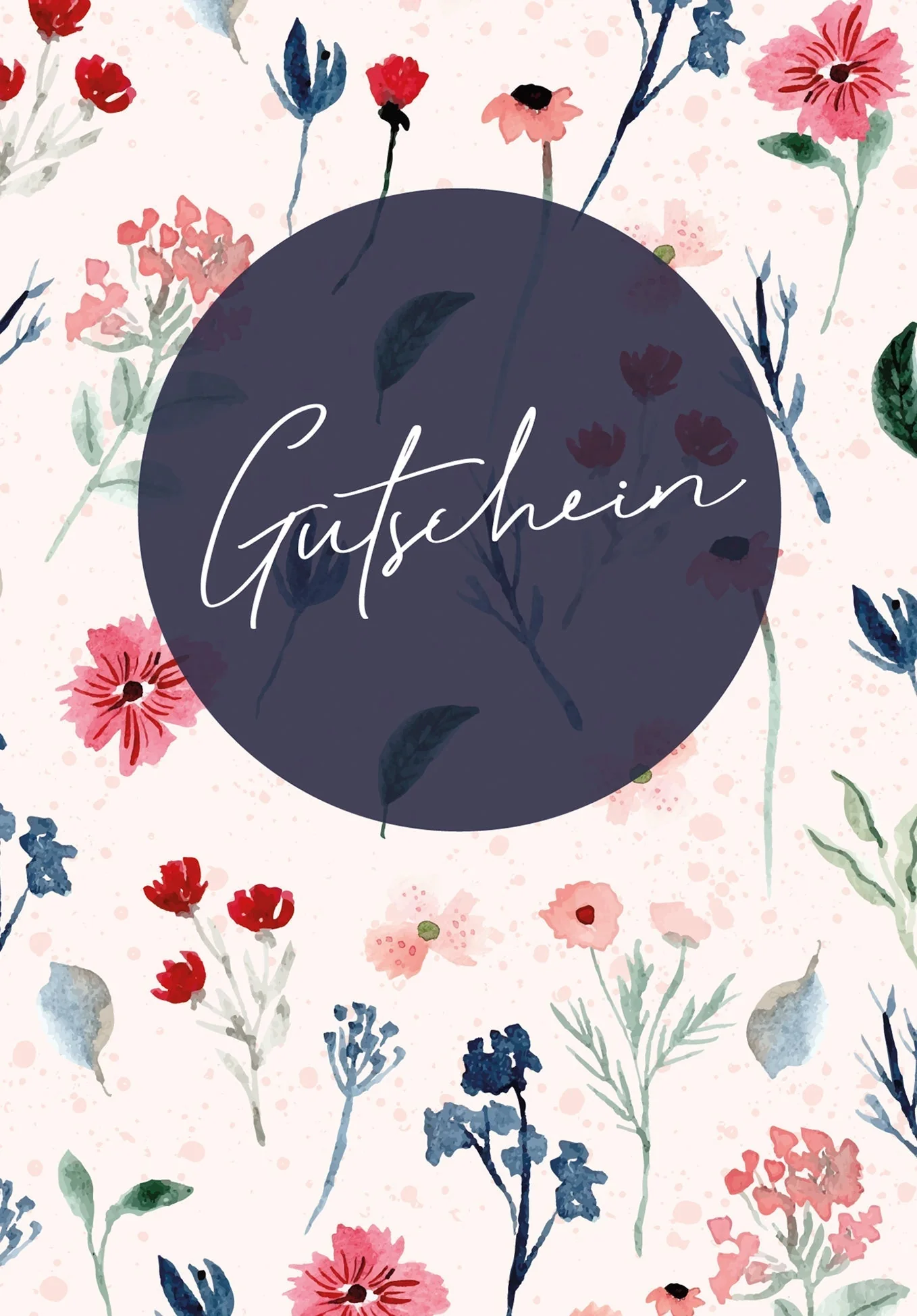 Gutschein - Aquarell Blumen - Image 2
