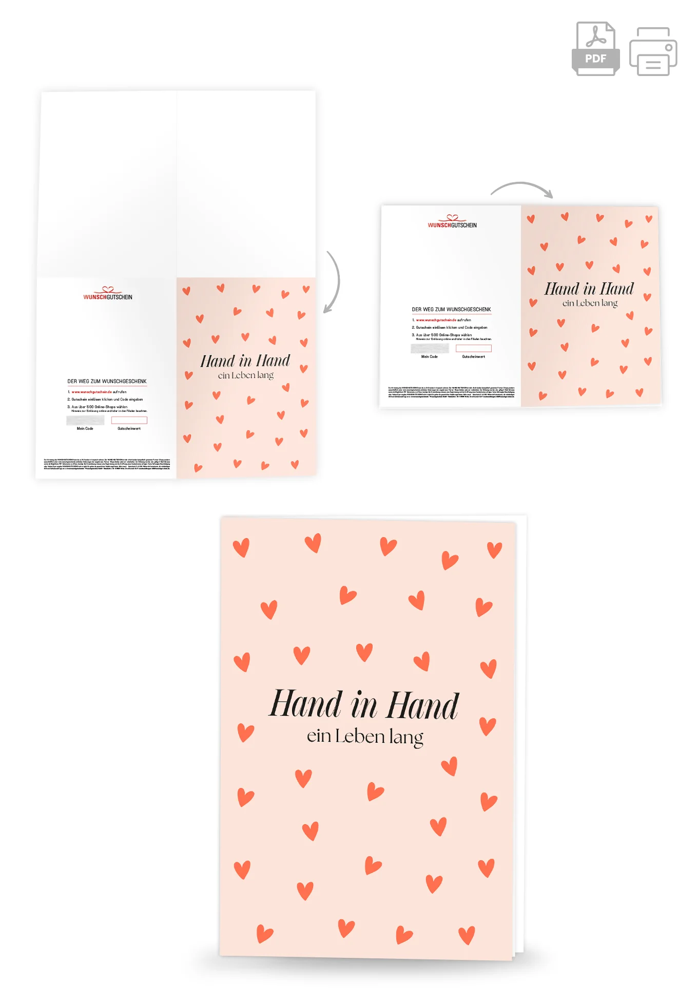 Hand in Hand ein Leben lang - Herzchen PDF - Image 4