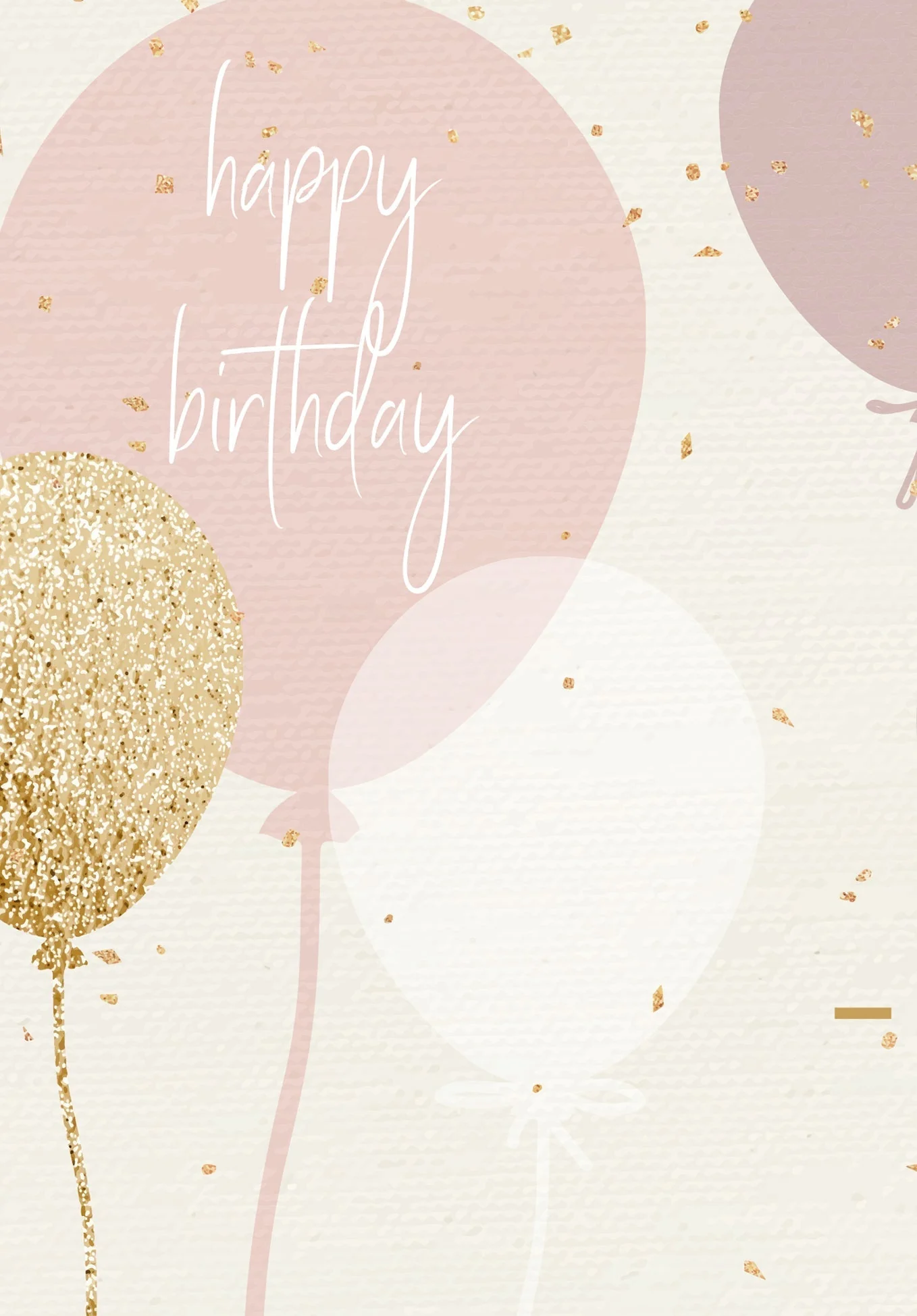 Happy Birthday - Ballons Rosa PDF - Image 2