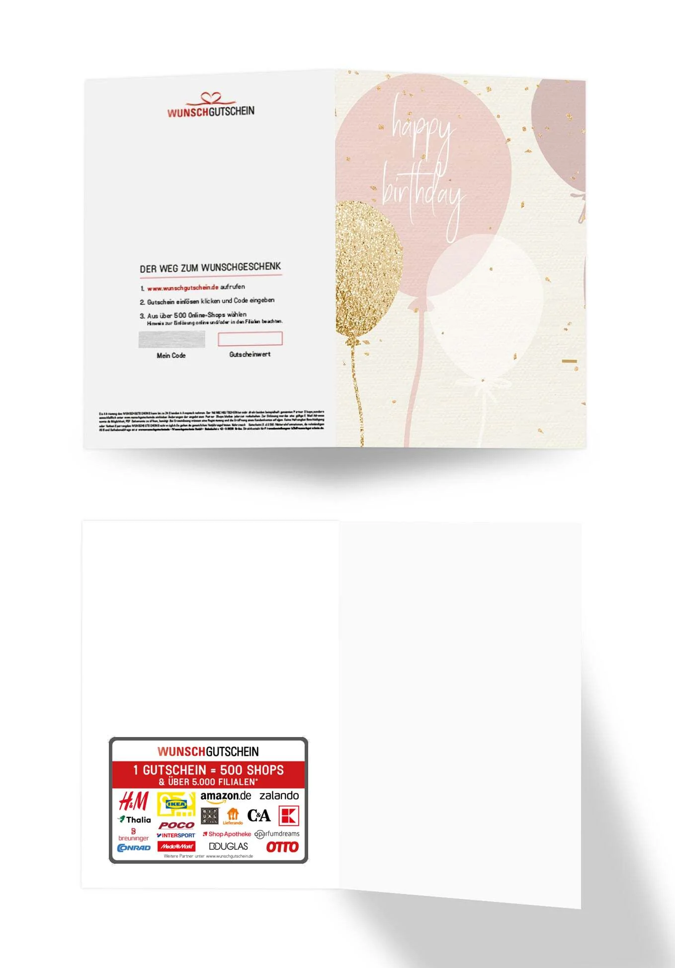 Happy Birthday - Ballons Rosa PDF - Image 3