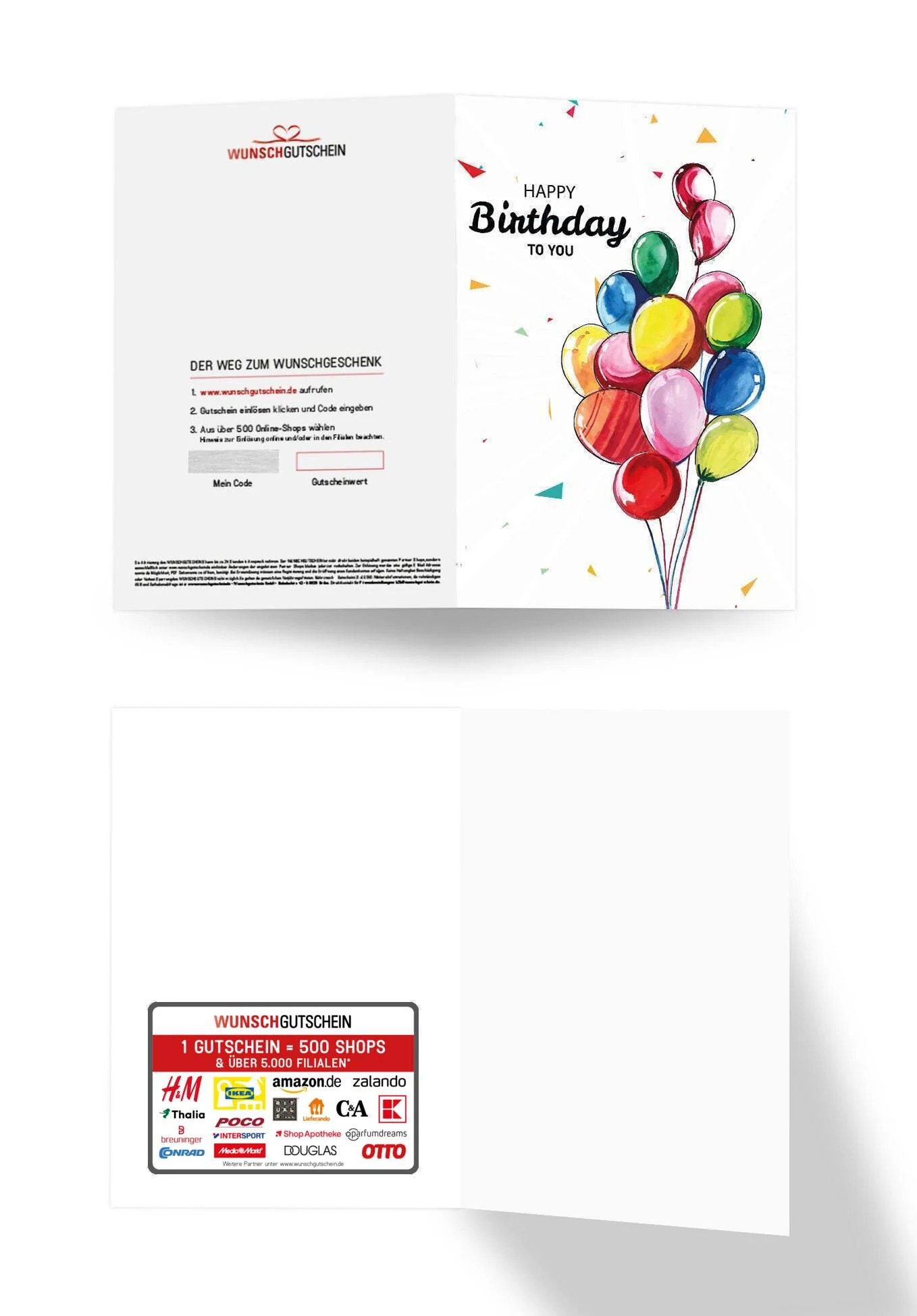 Happy Birthday - Bunte Ballons PDF - Image 3