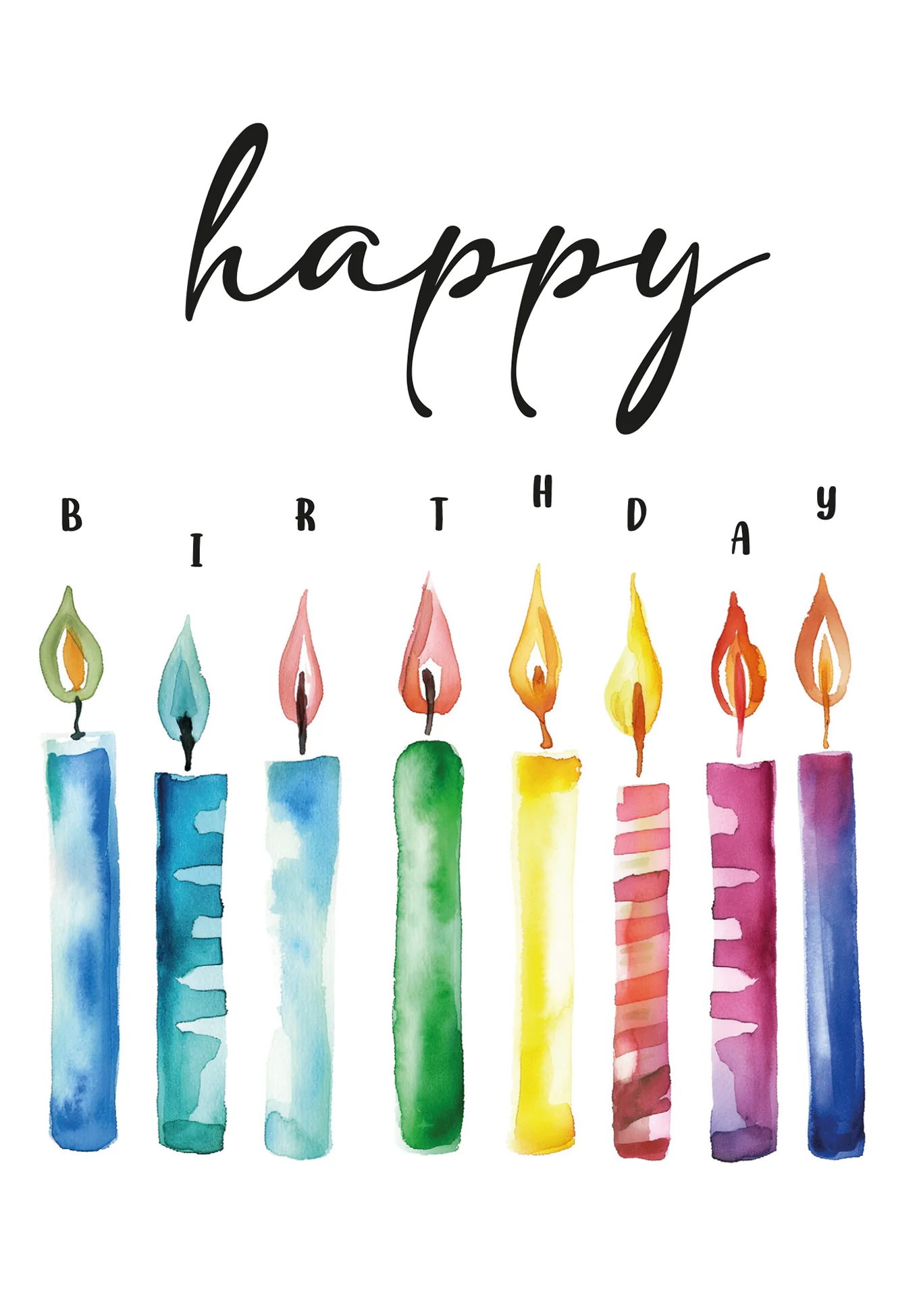 Happy Birthday - Kerzen - Image 2