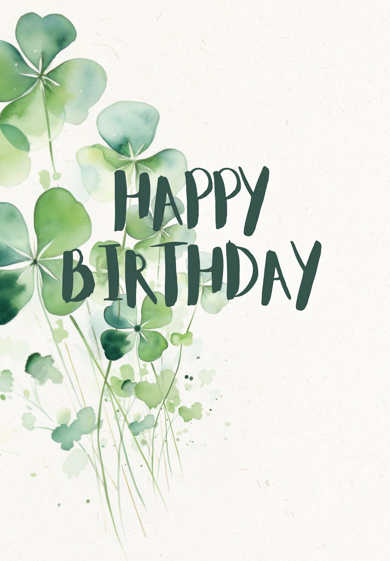 Happy Birthday - Kleeblatt PDF - Image 2