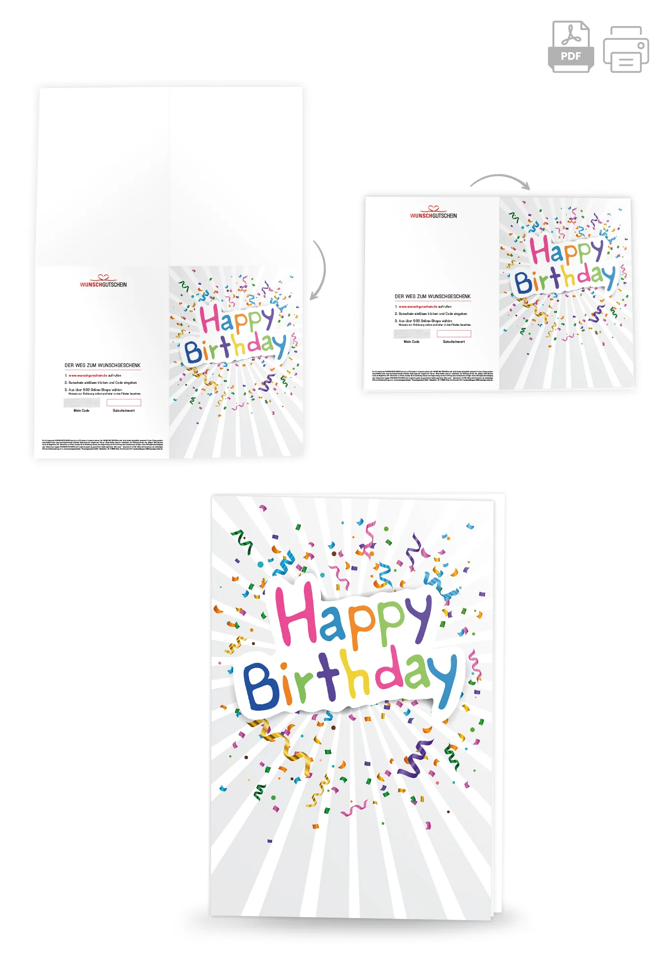 Happy Birthday - Konfetti - Image 4