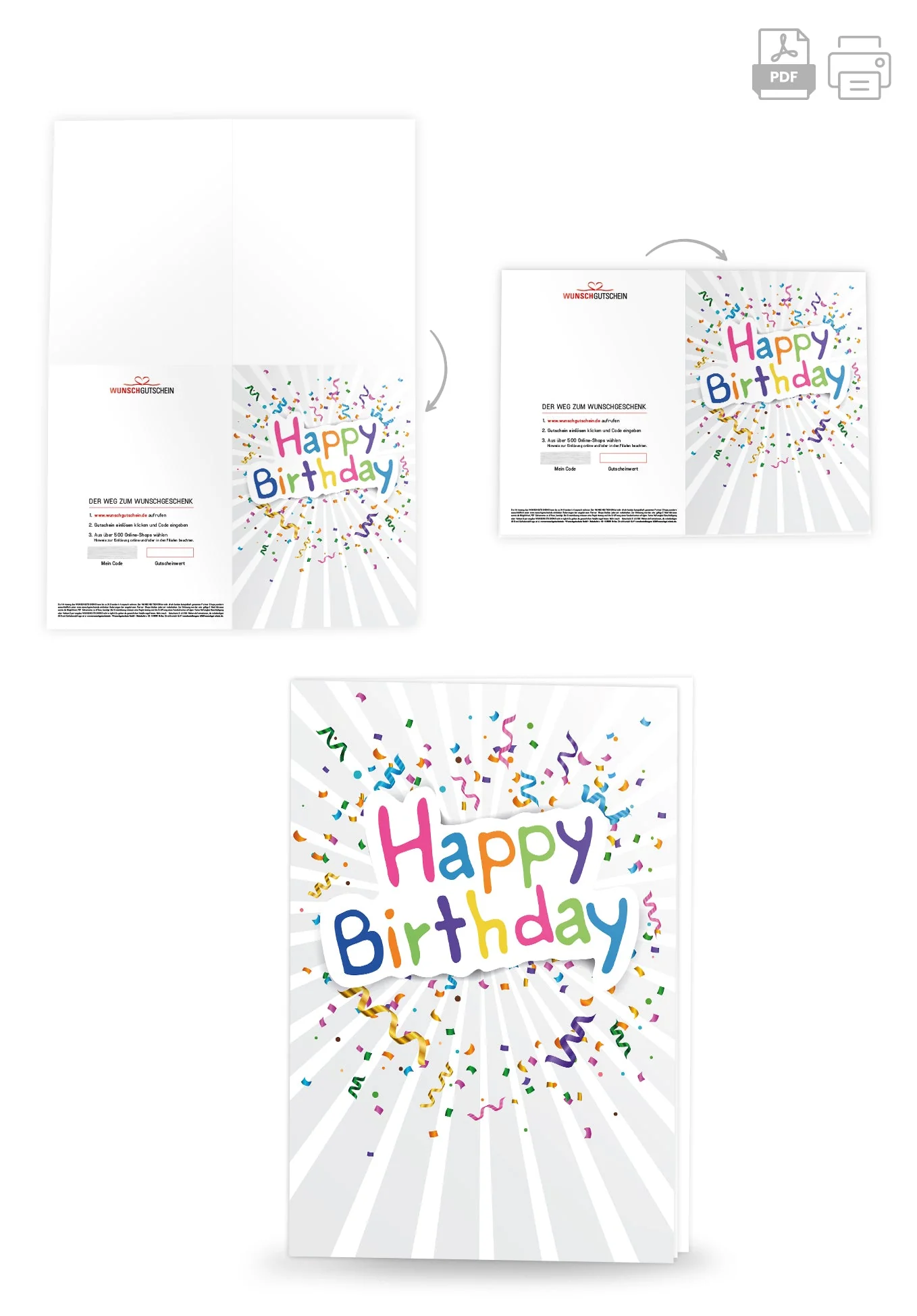 Happy Birthday - Konfetti PDF - Image 4