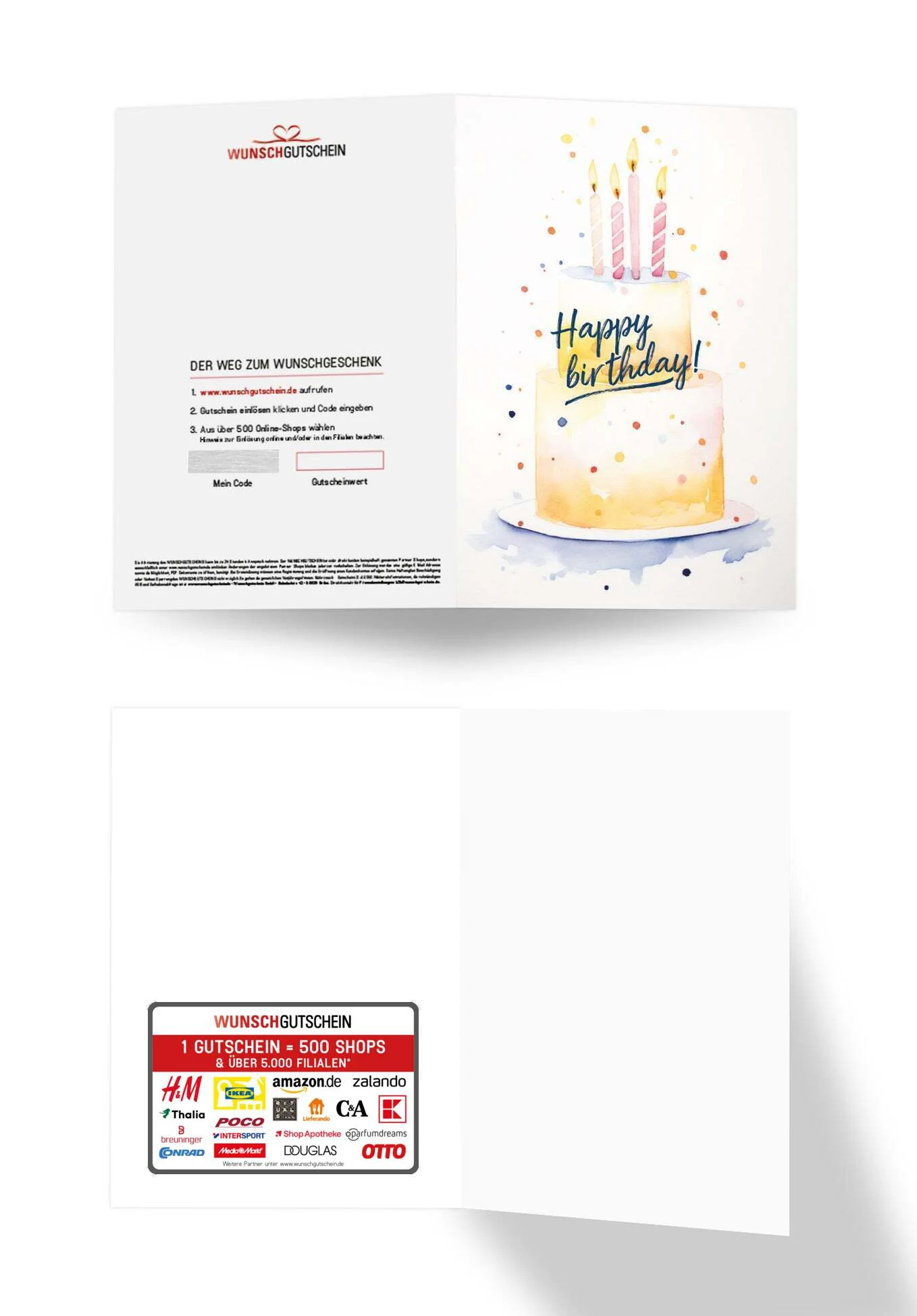 Happy Birthday - Torte Gelb PDF - Image 3