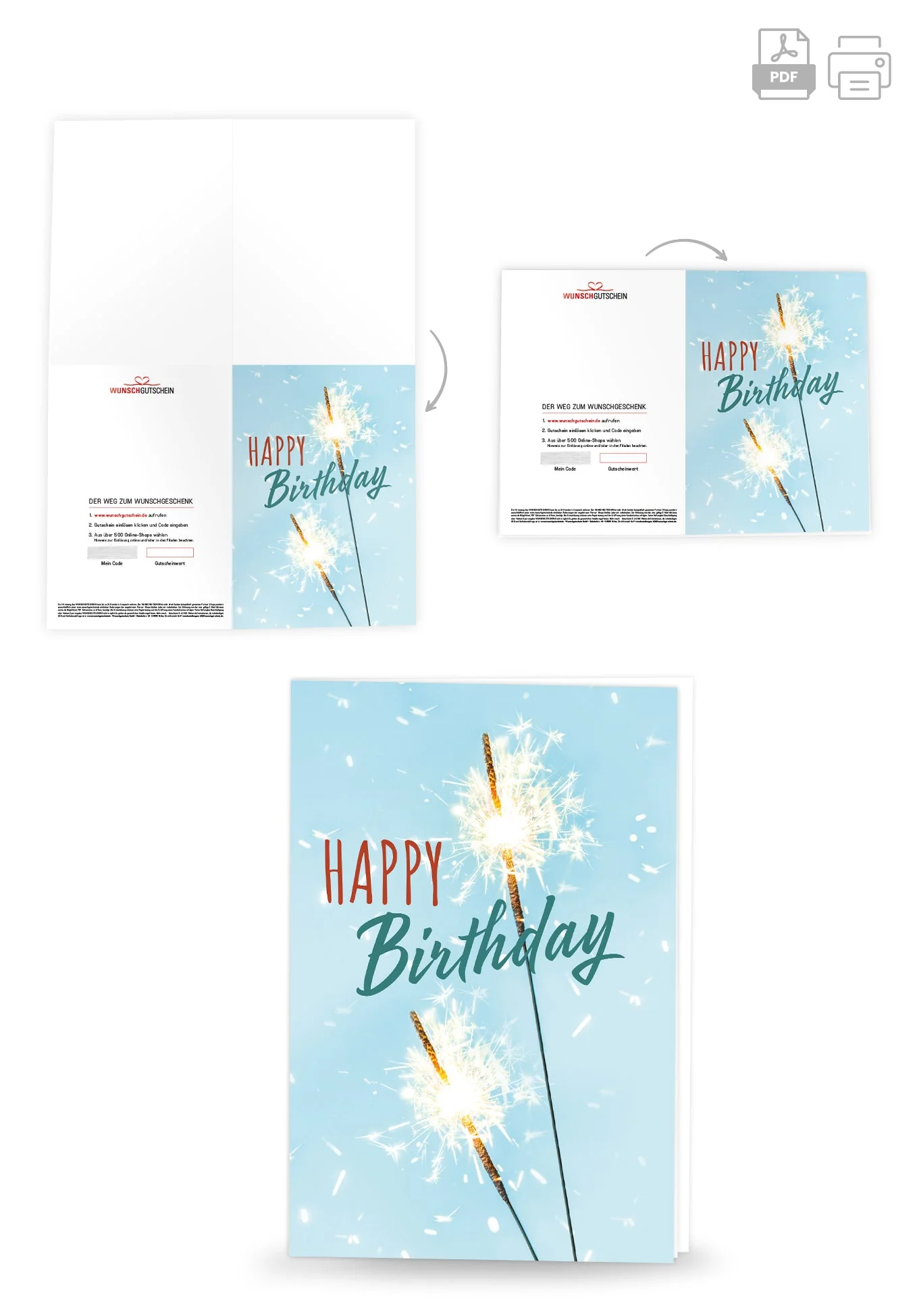 Happy Birthday - Wunderkerzen PDF - Image 4