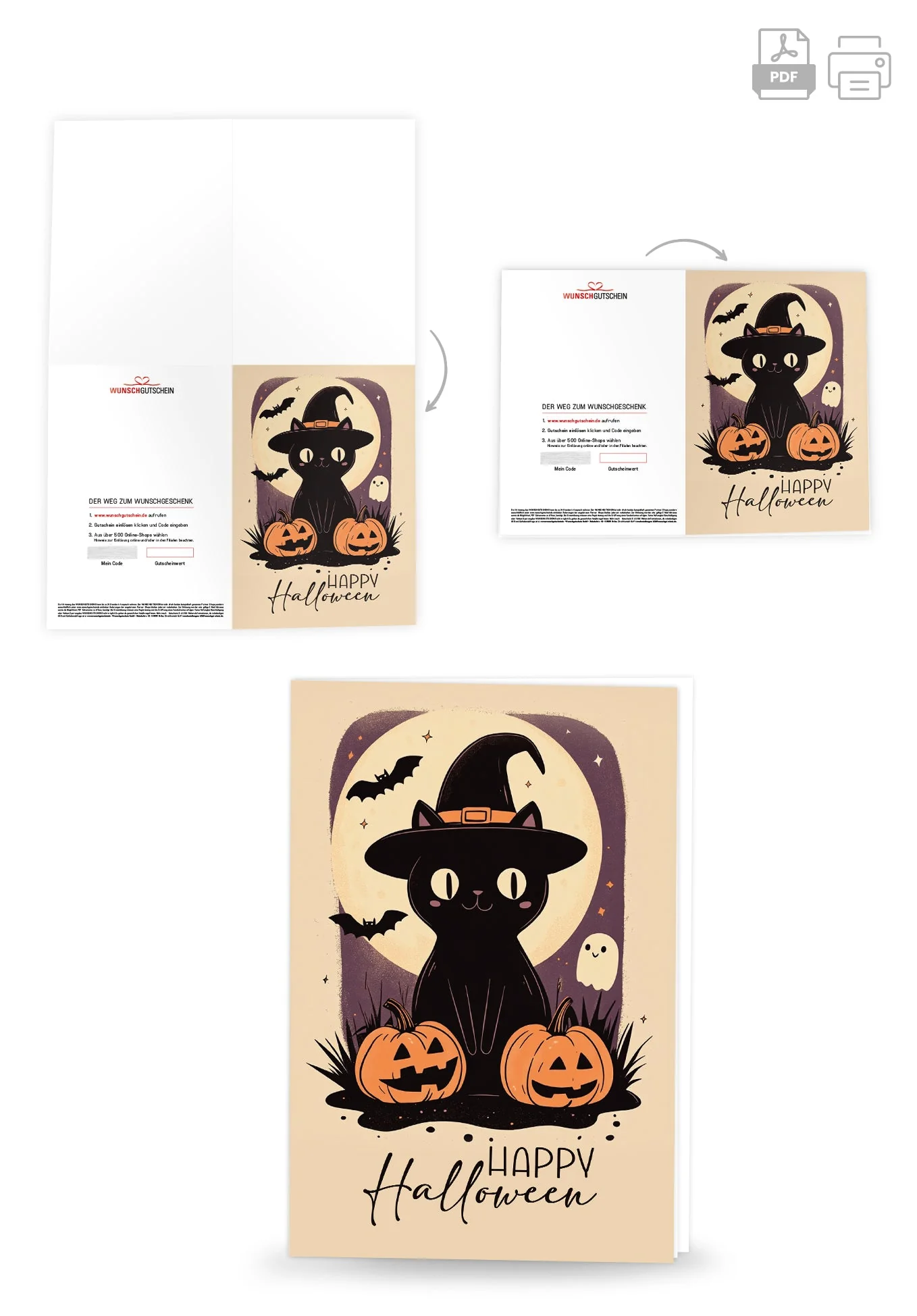 Happy Halloween - Katze PDF - Image 4