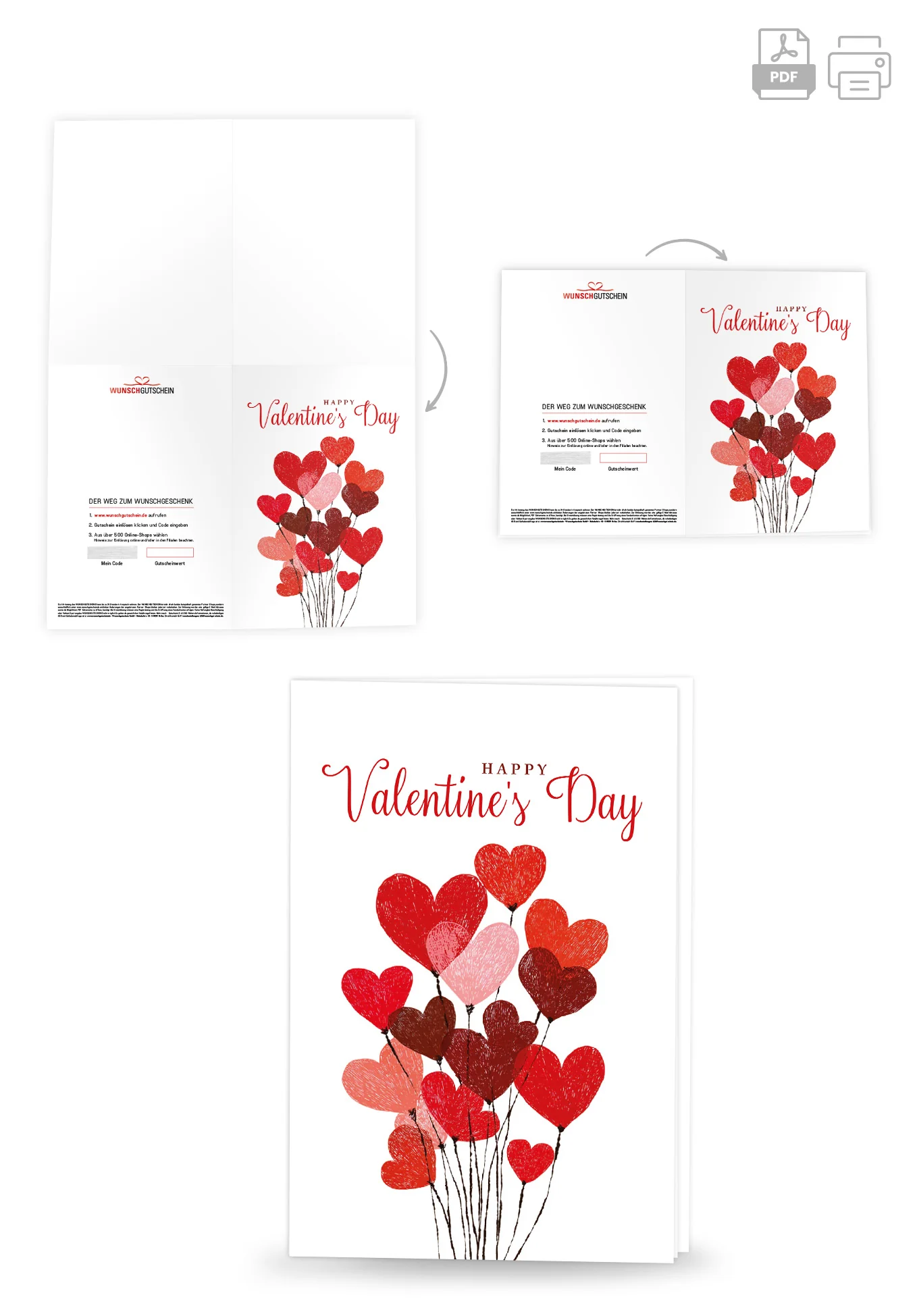 Happy Valentine's Day - Herzballons - Image 4