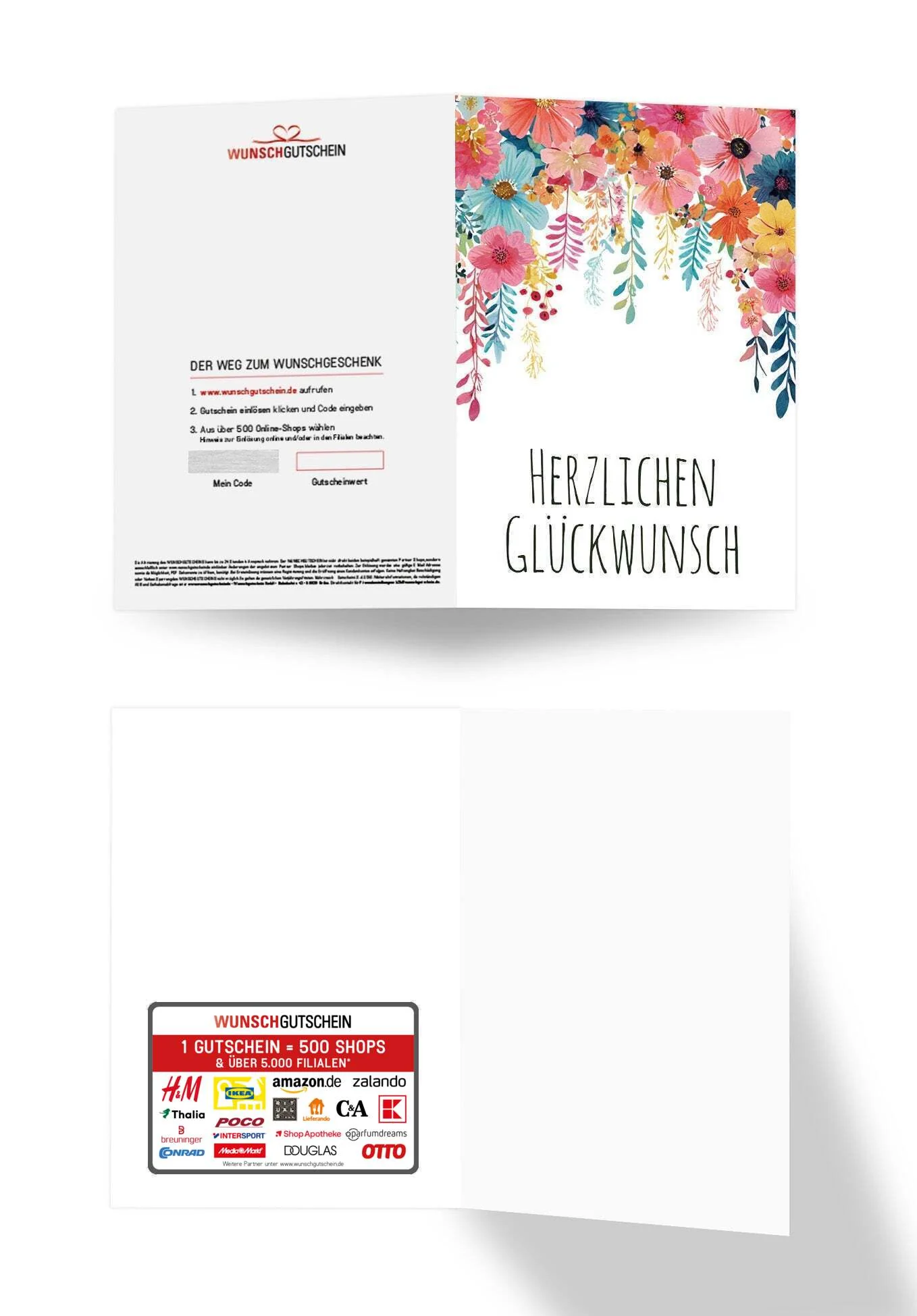 Herzlichen Glückwunsch - Blumen Hängend PDF - Image 3