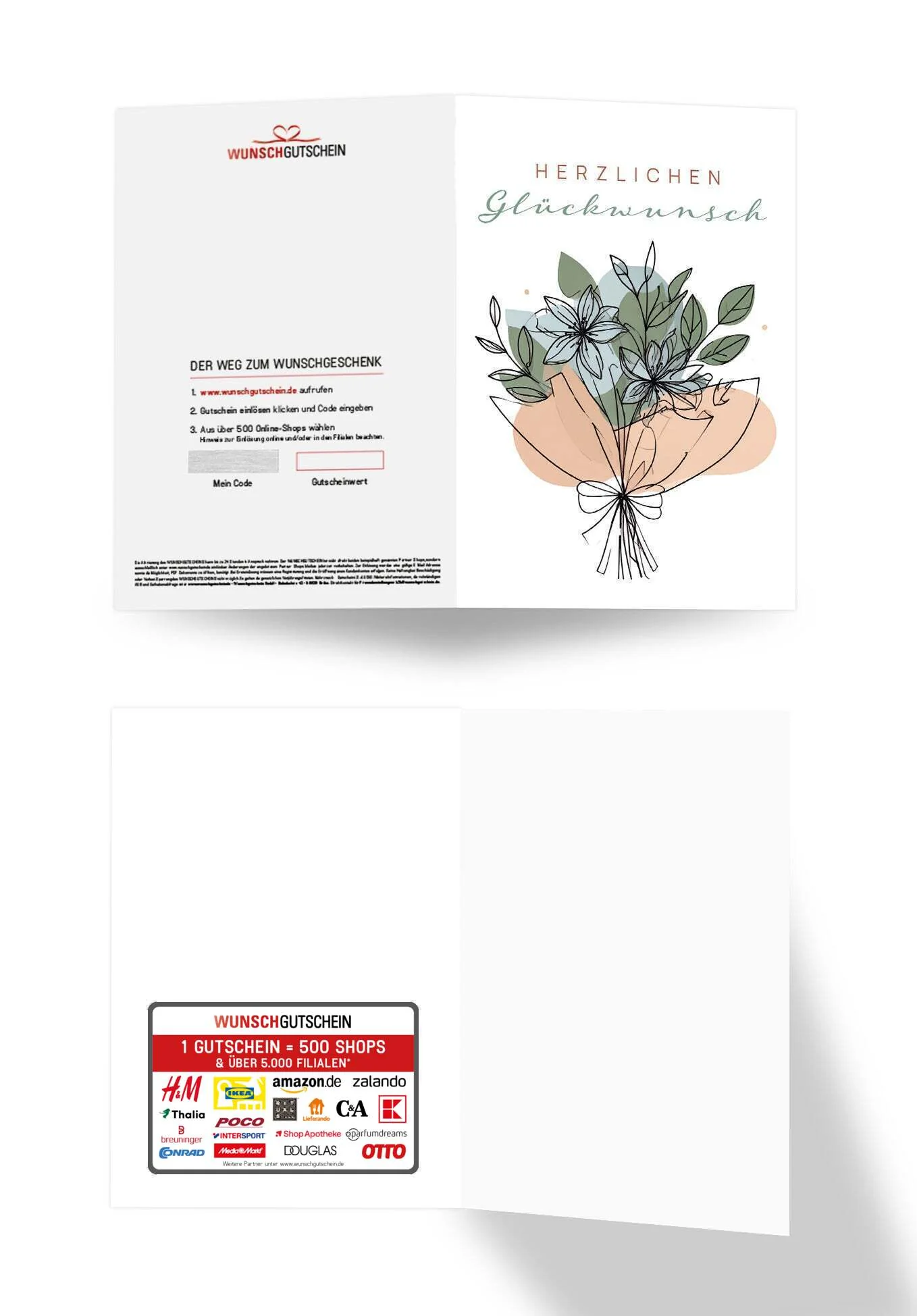 Herzlichen Glückwunsch - Blumenstrauß - Image 3