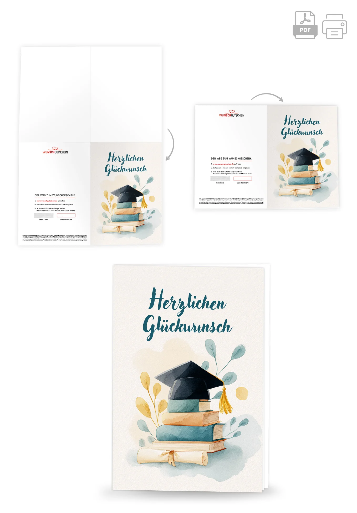 Herzlichen Glückwunsch - Hut und Bücher - Image 4