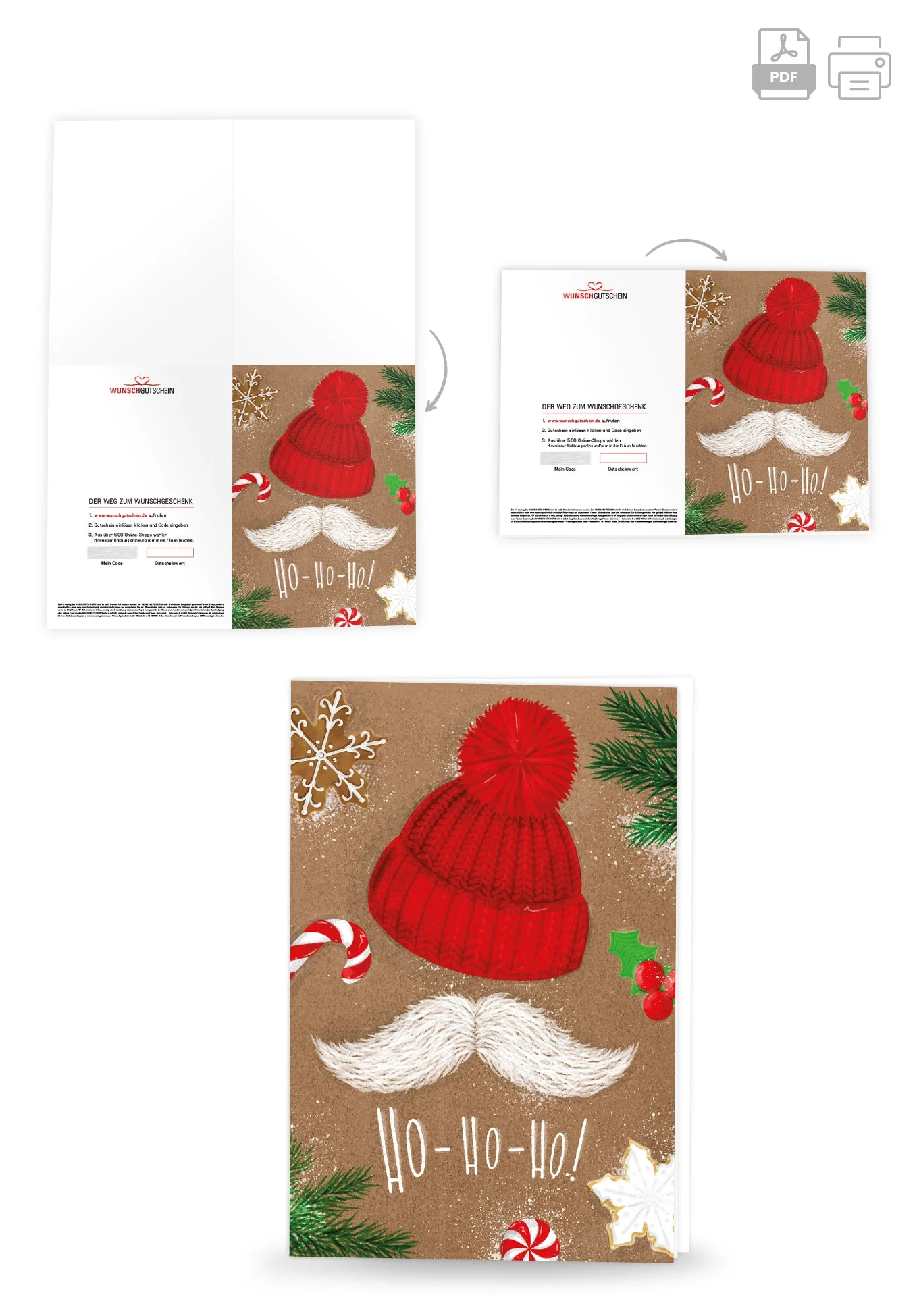 Ho Ho Ho - Mütze PDF - Image 4