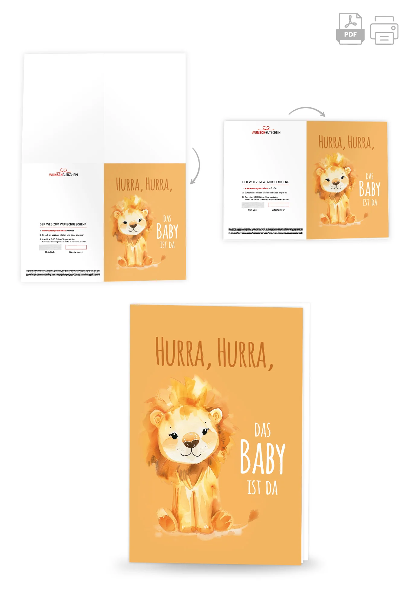 Hurra das Baby ist da - Löwe - Image 4