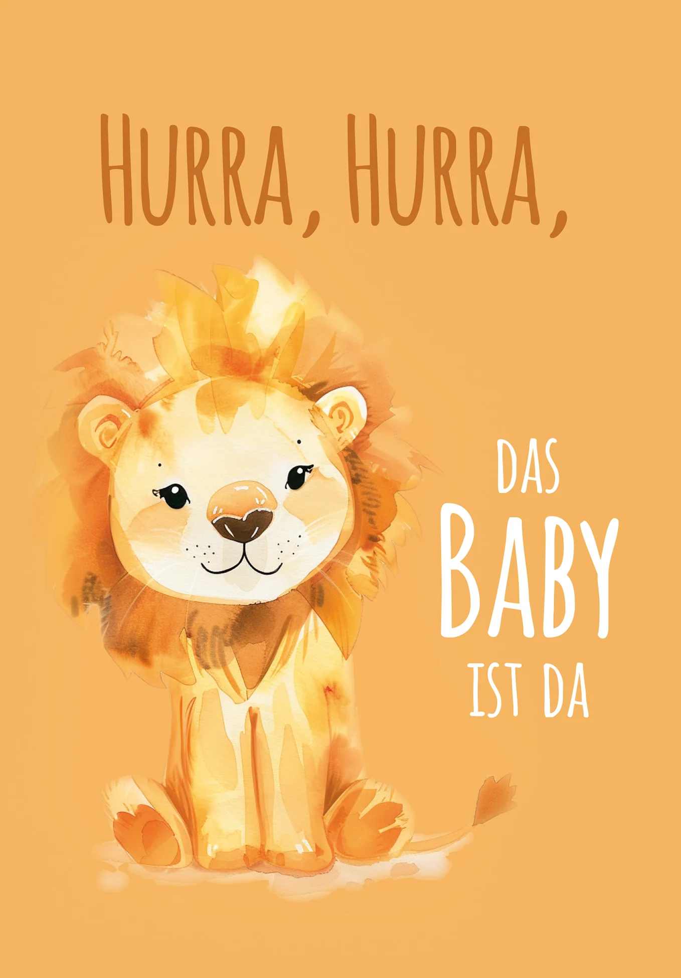 Hurra das Baby ist da - Löwe PDF - Image 2