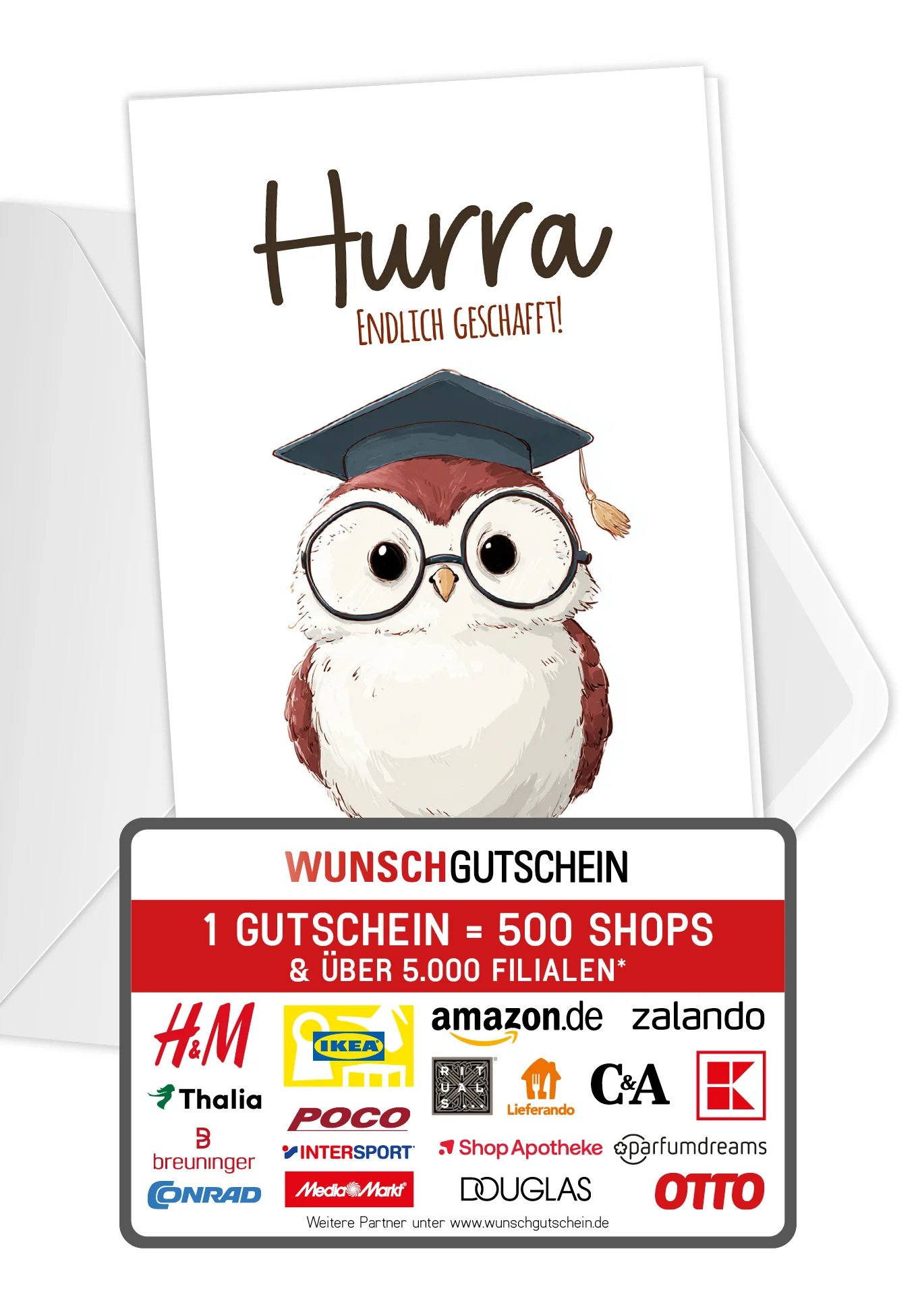 Hurra endlich geschafft - Eule PDF