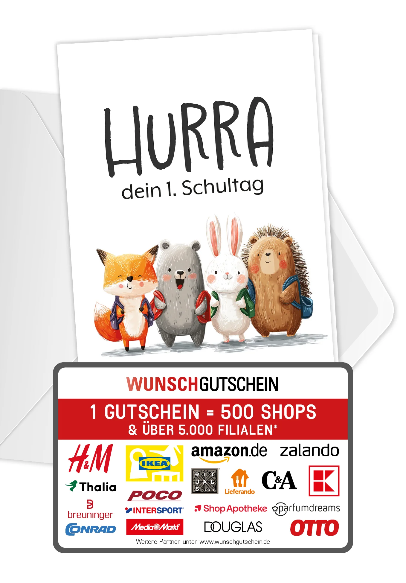 Hurra erster Schultag - Tierkinder PDF