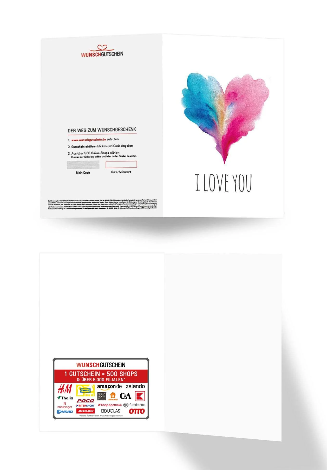 I love you - Herz Blau-Pink PDF - Image 3