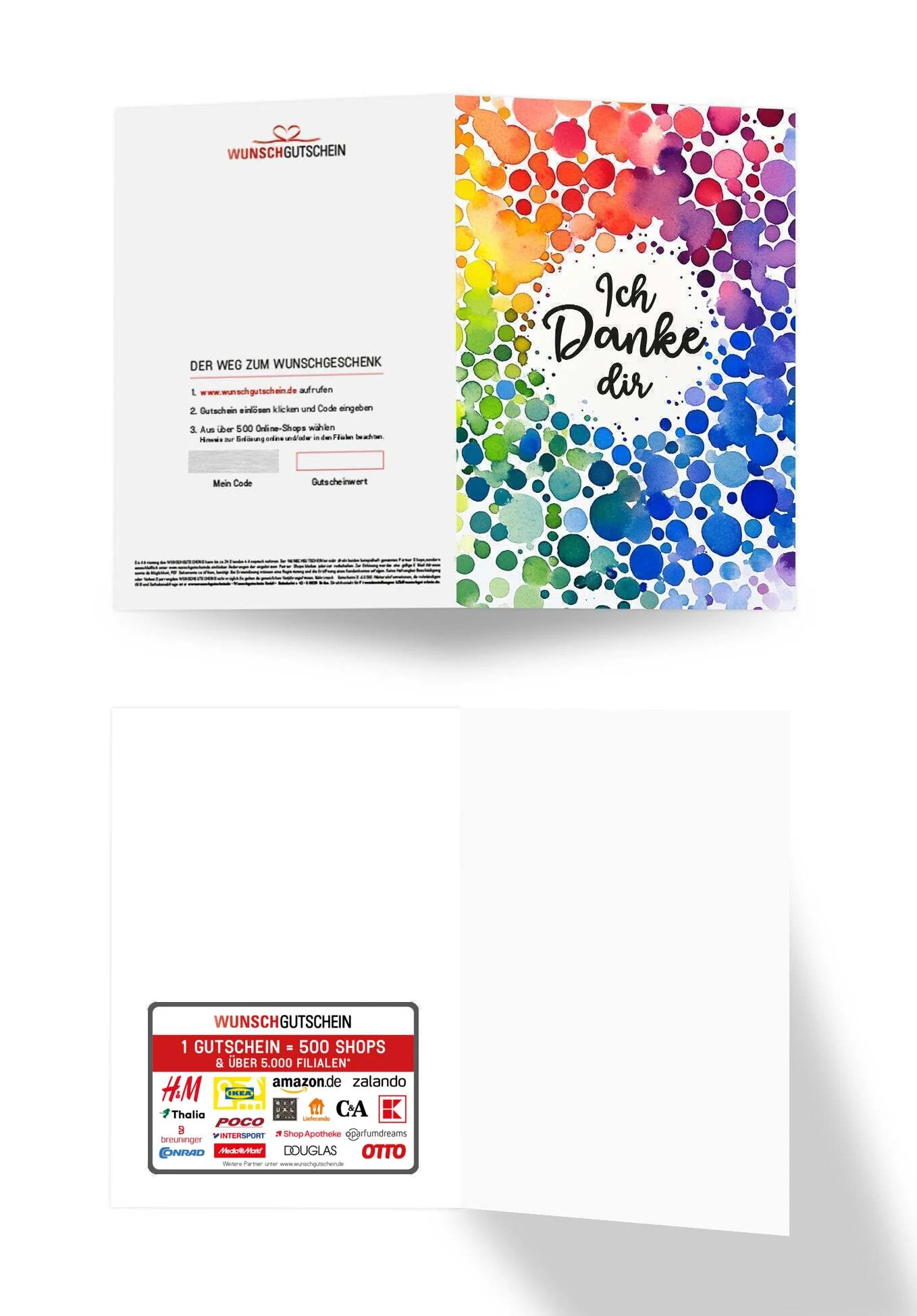 Ich danke dir - Punkte Bunt - Image 3