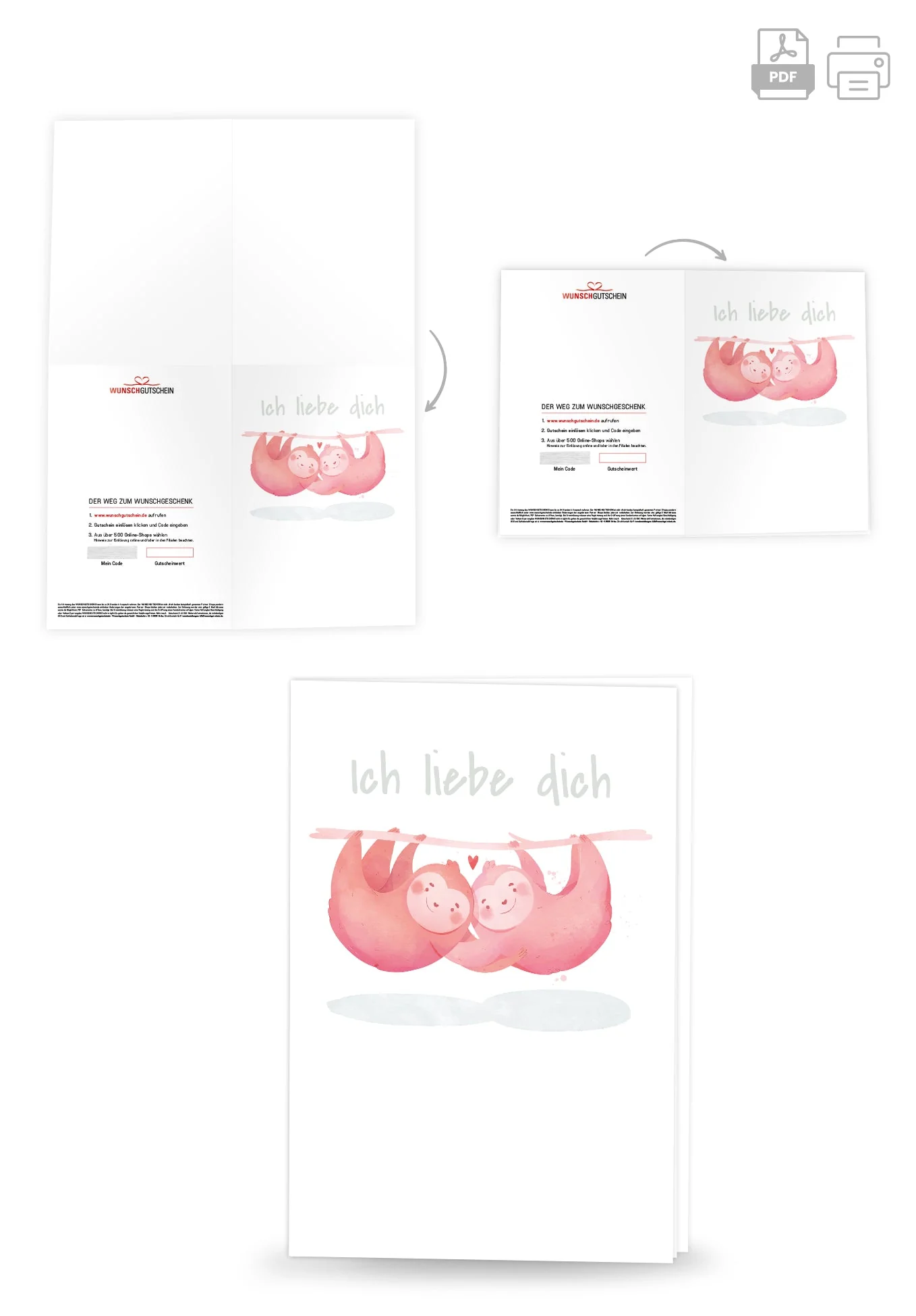 Ich liebe dich - Faultiere PDF - Image 4