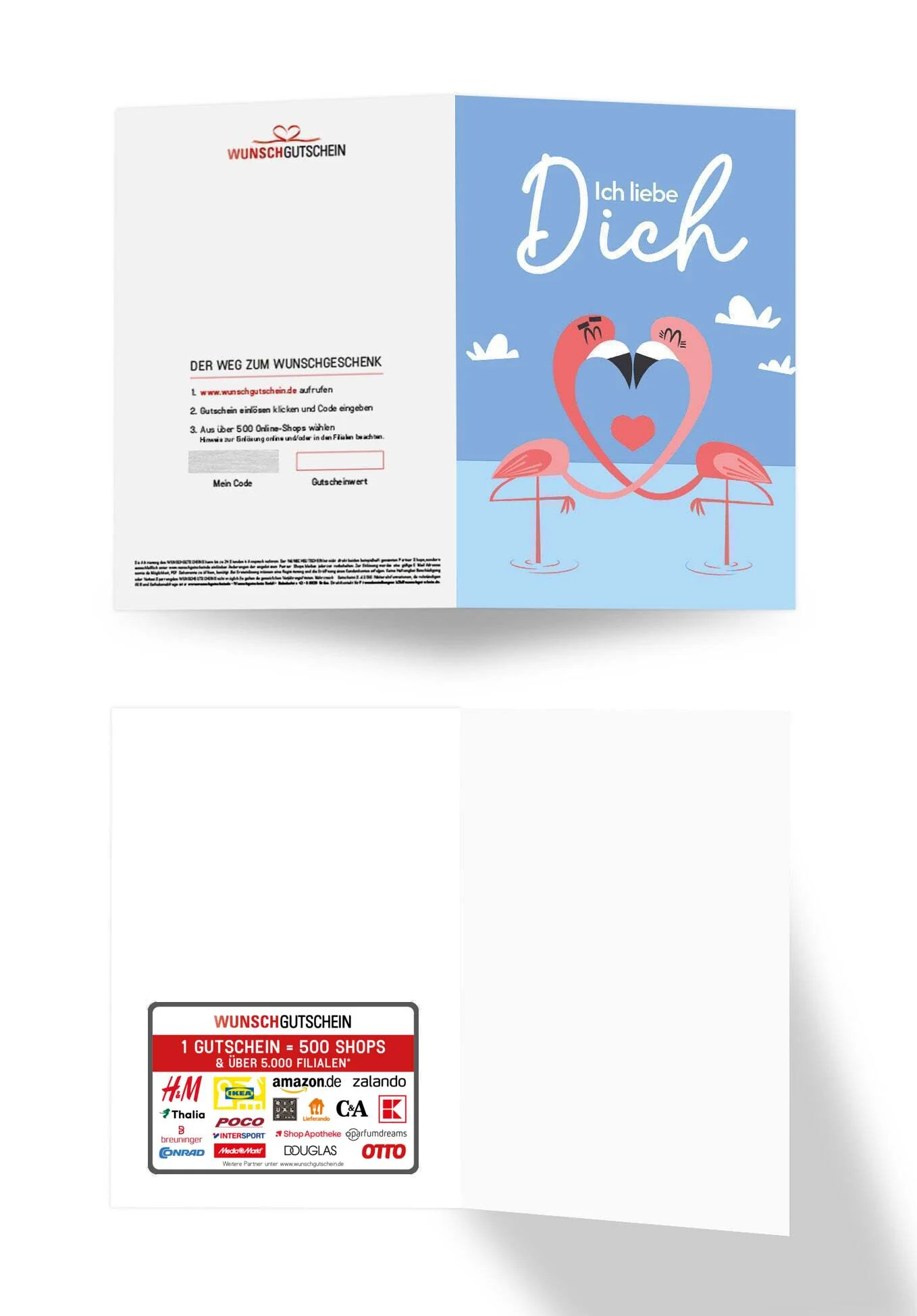 Ich liebe Dich - Flamingos - Image 3