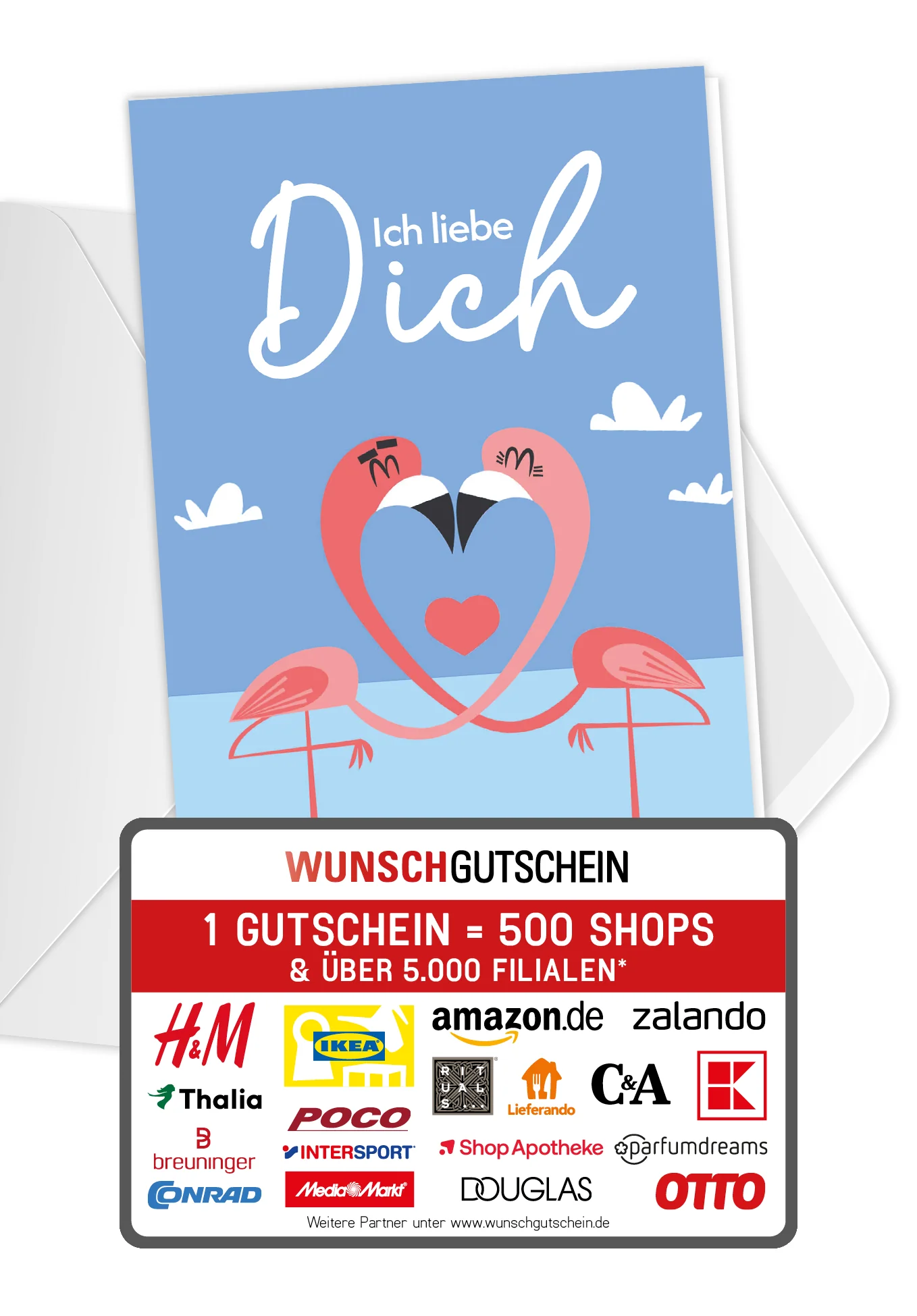 Ich liebe Dich - Flamingos PDF