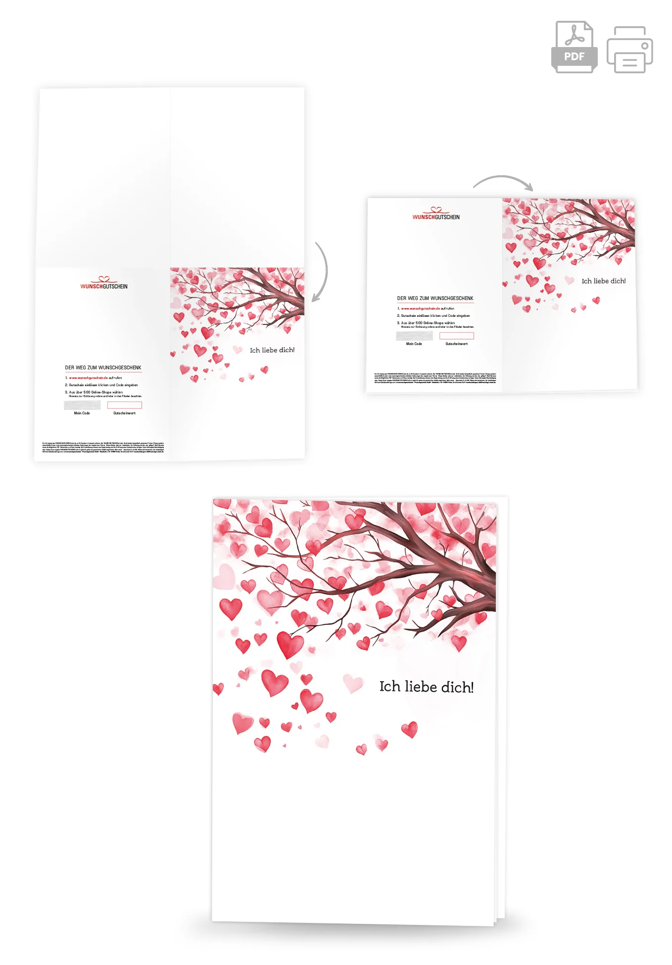 Ich Liebe Dich - Herz Baum - Image 4