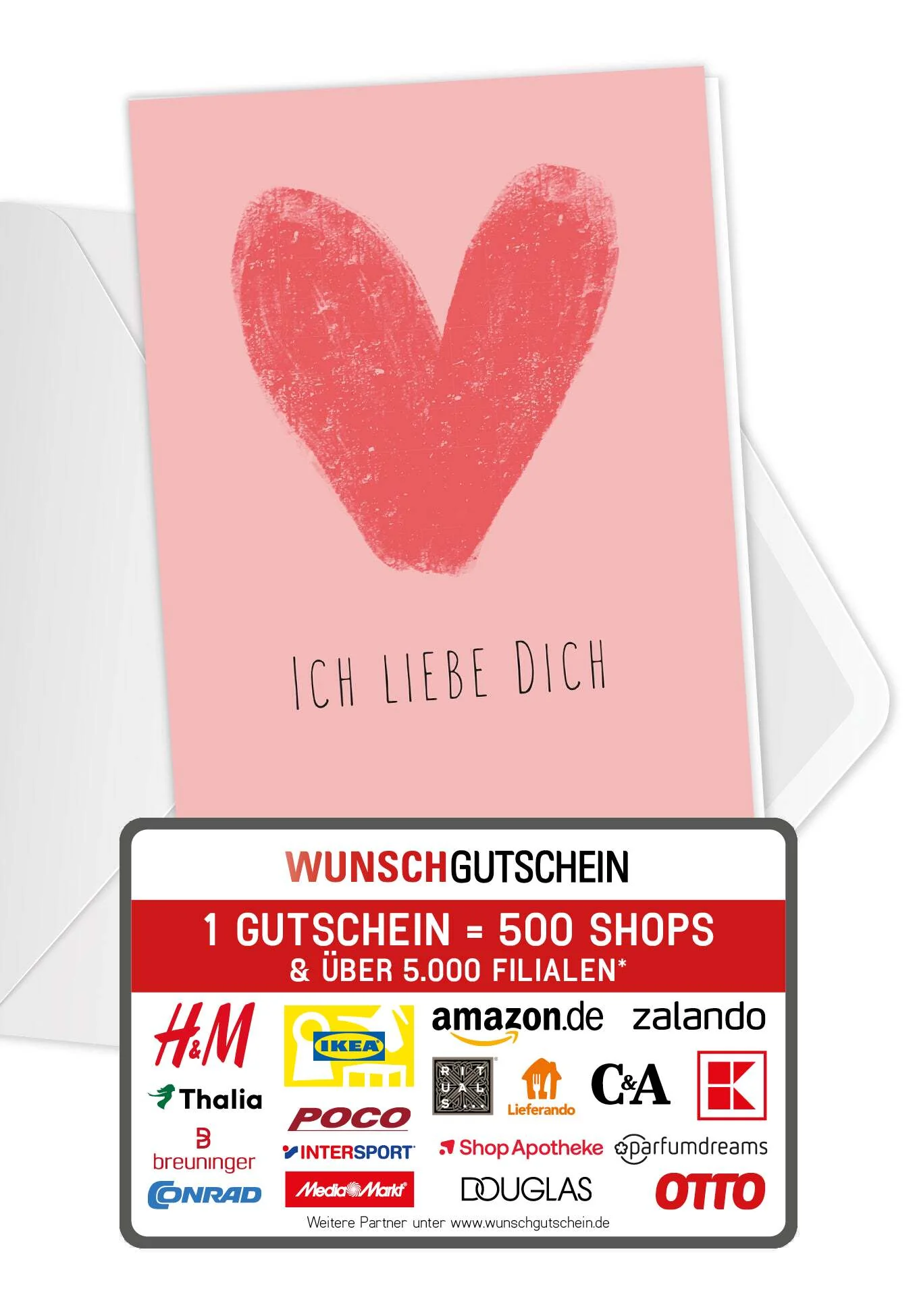 Ich liebe dich - Herz Rosa PDF