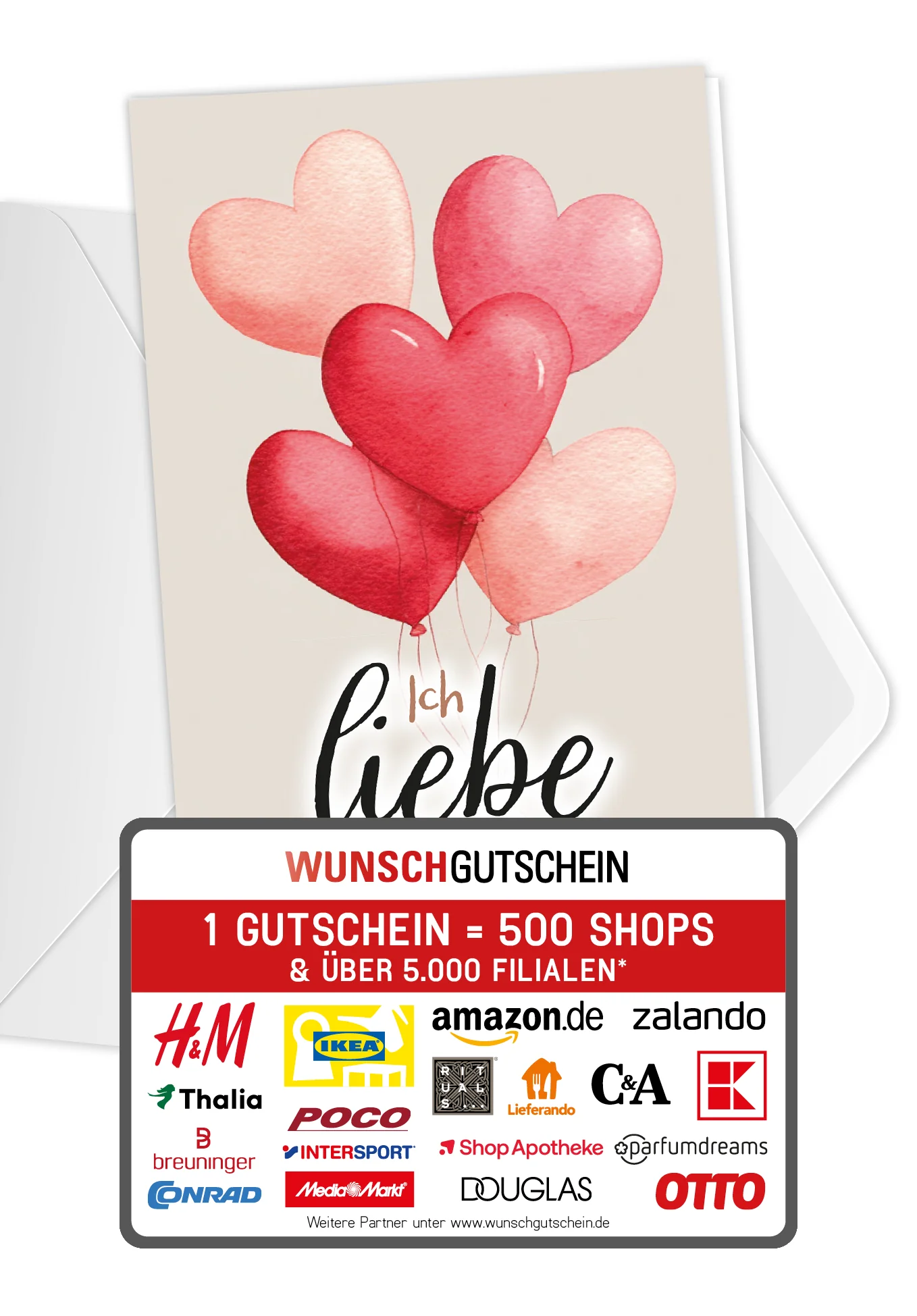 Ich liebe dich - Herzballons PDF