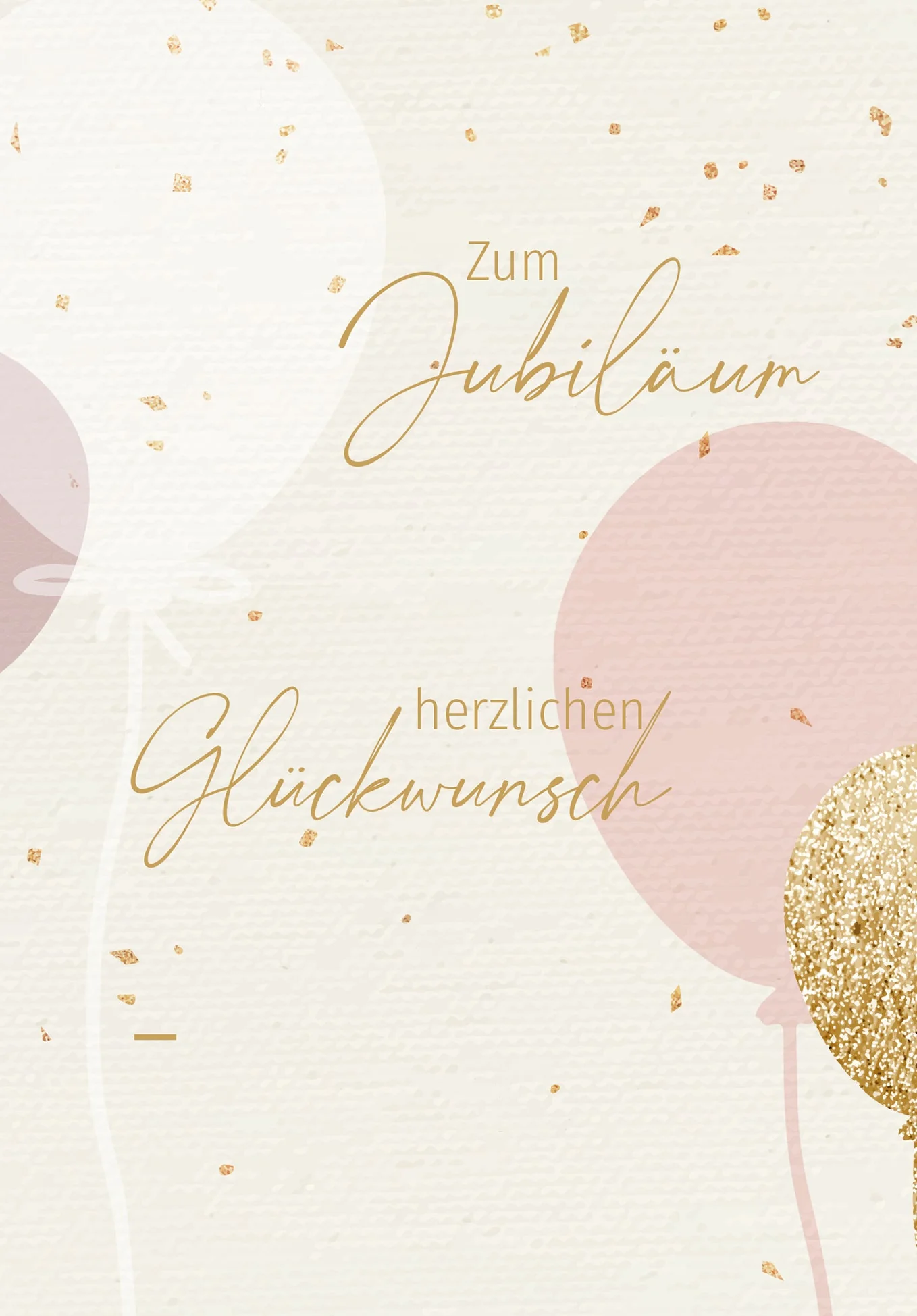 Jubiläum - Ballons Rosa PDF - Image 2