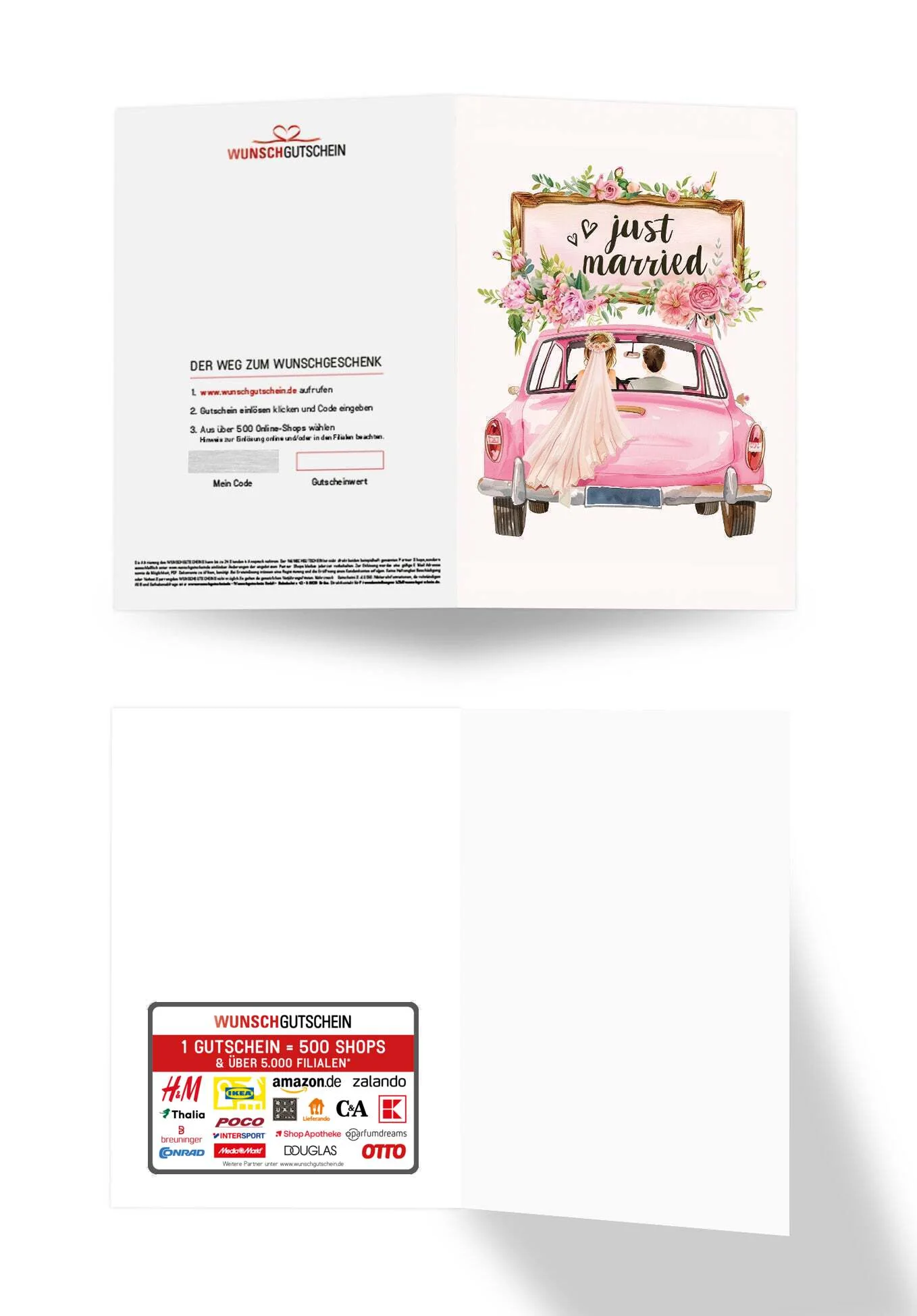 Just Married - Auto Rosa - Image 3