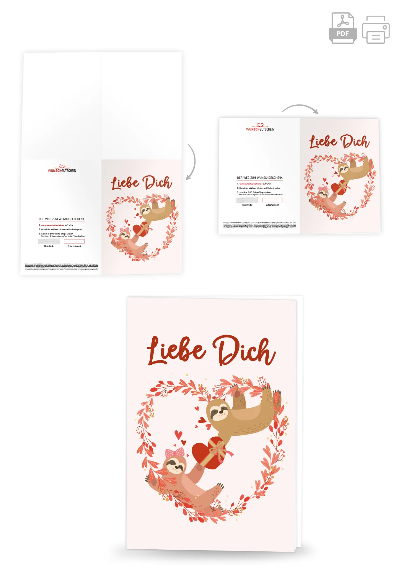 Liebe Dich - Faultiere PDF - Image 4