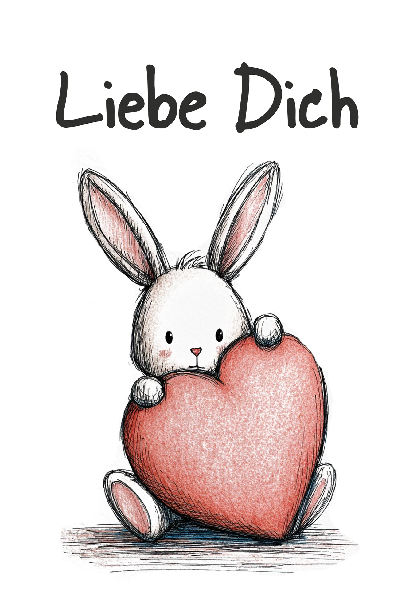 Liebe Dich - Hase Herz - Image 2