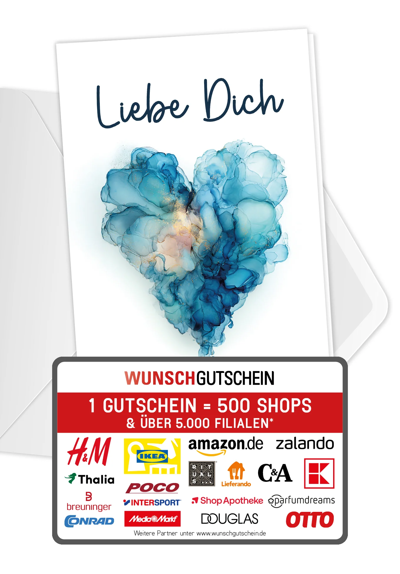 Liebe Dich - Herz Blau PDF