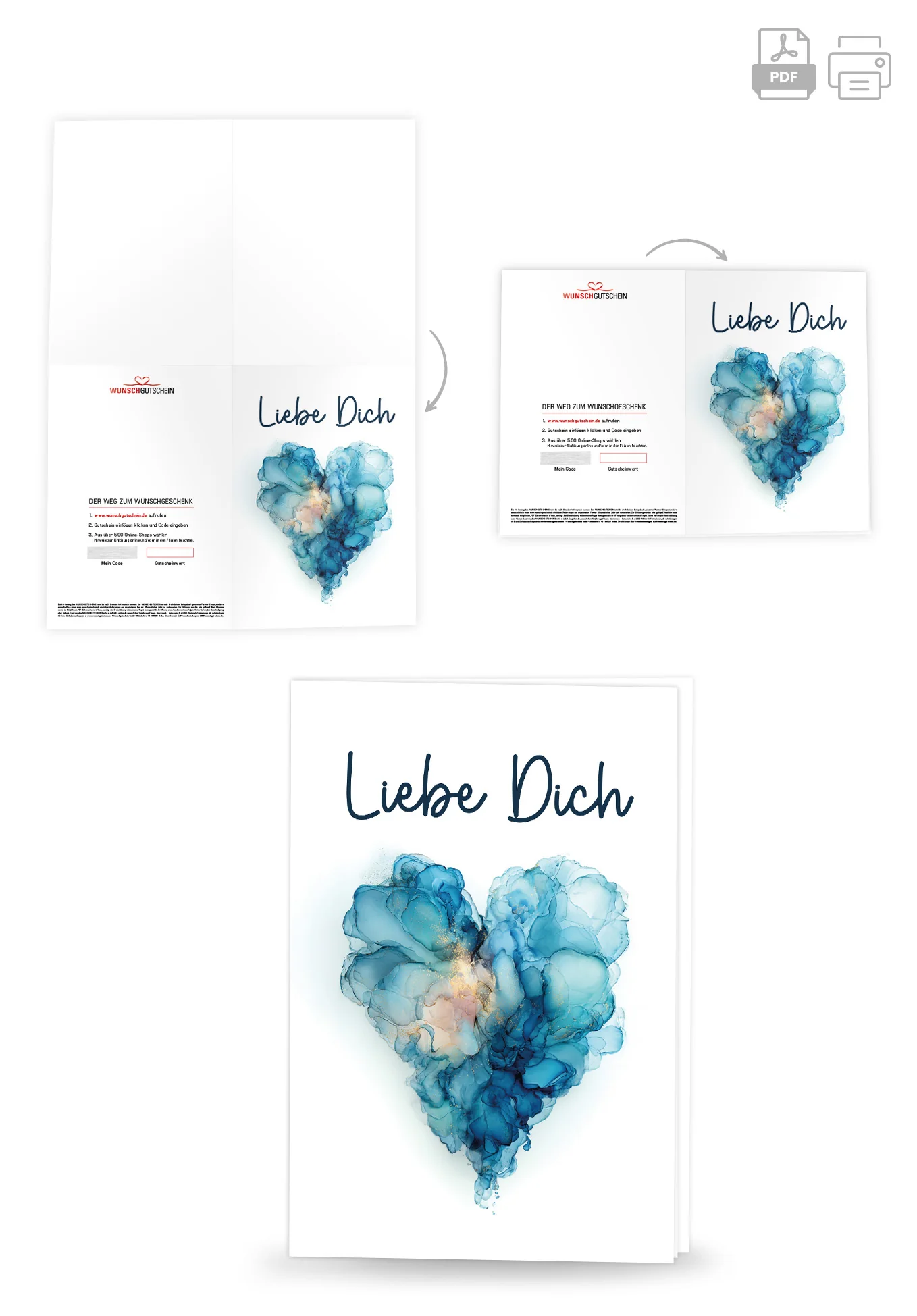 Liebe Dich - Herz Blau PDF - Image 4