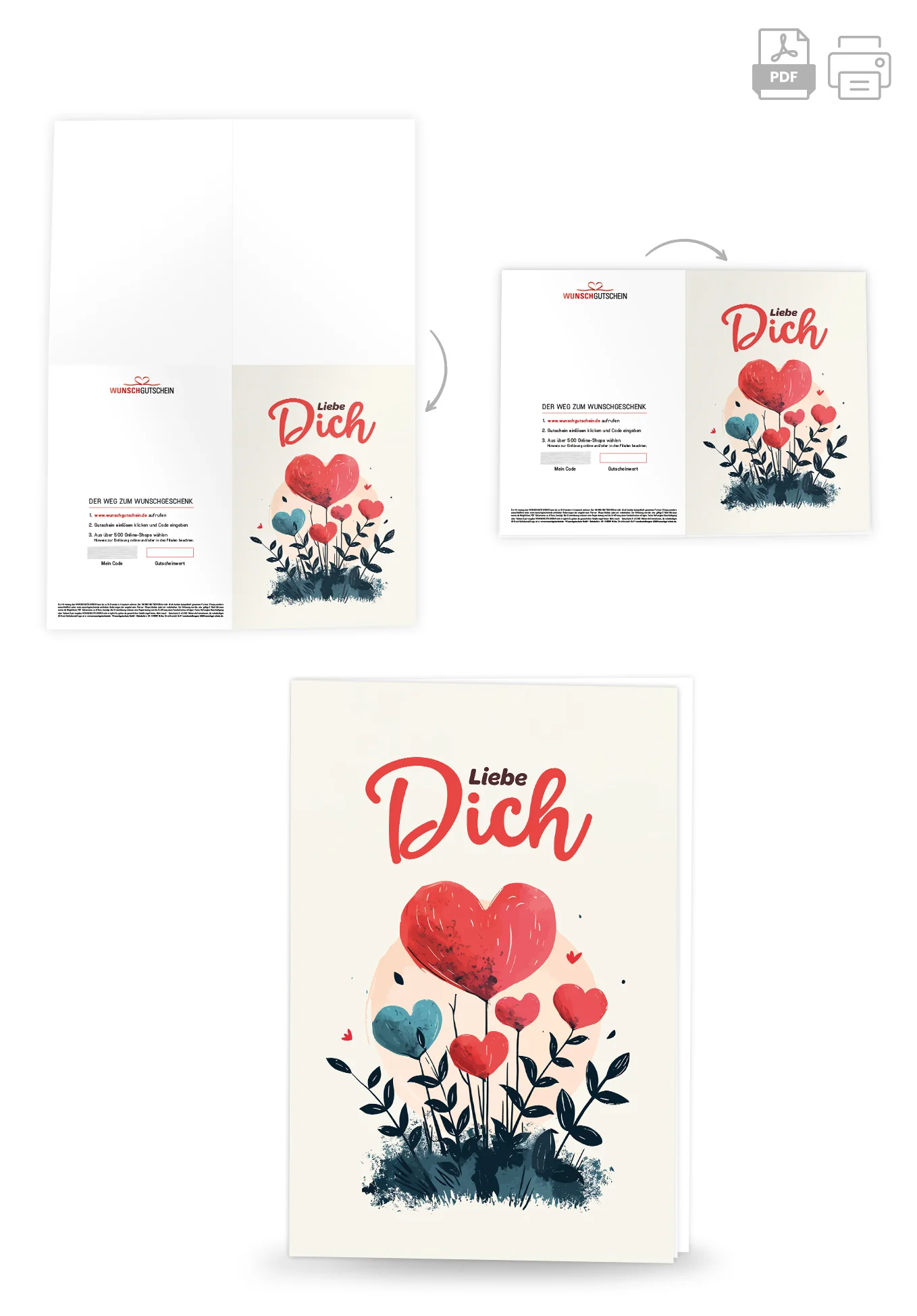 Liebe Dich - Herzblumen PDF - Image 4