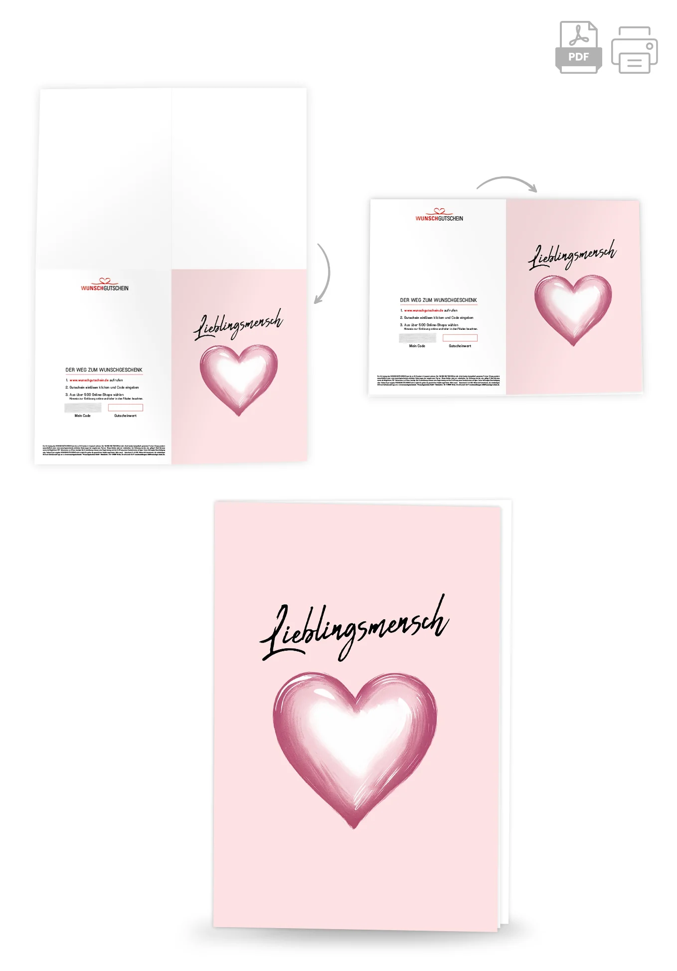 Lieblingsmensch - Rosa Herz - Image 4