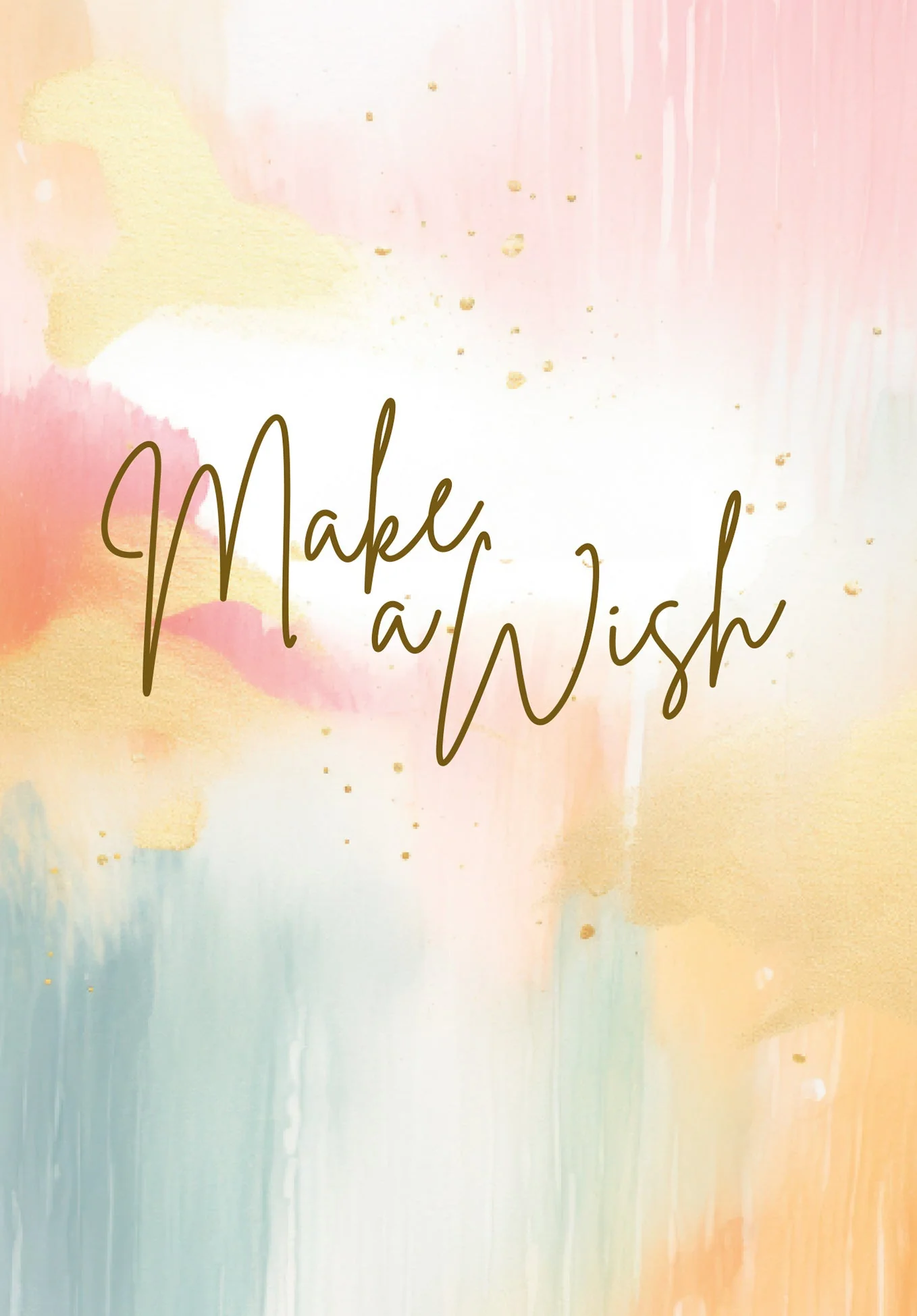 Make a wish - Aquarell Bunt PDF - Image 2