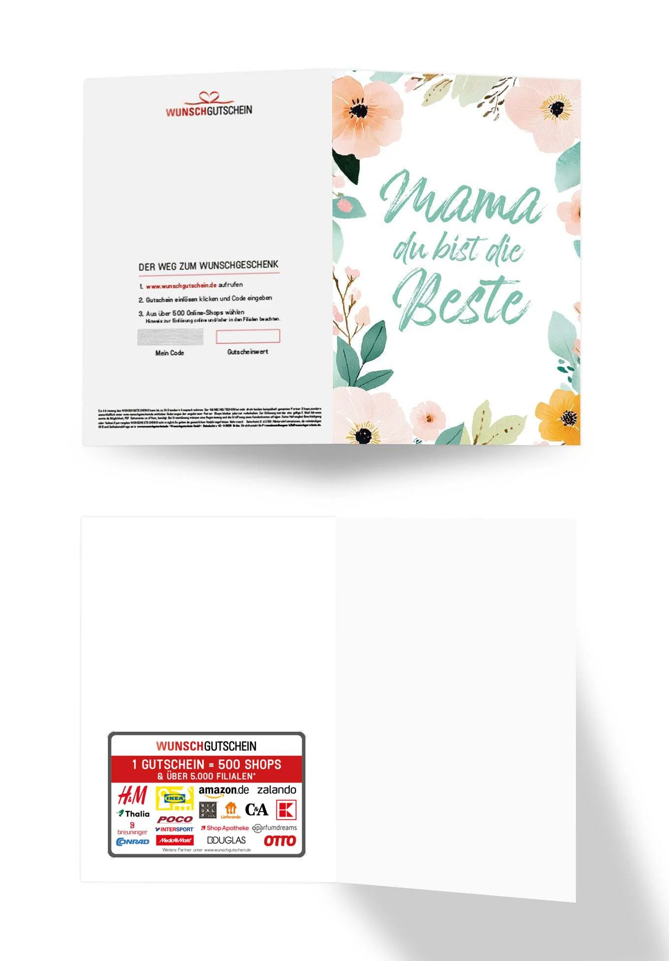 Mama du bist die Beste - Blumenrahmen PDF - Image 3