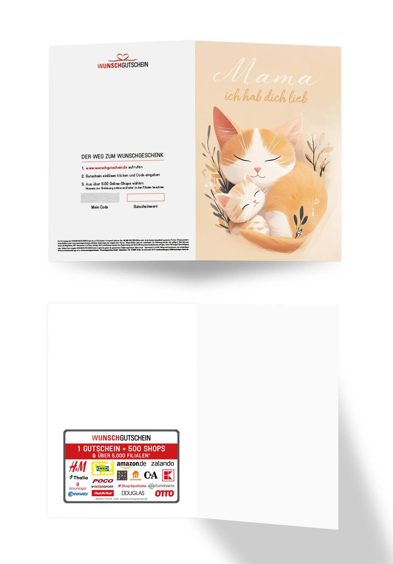 Mama hab dich lieb - Katzen Orange PDF - Image 3