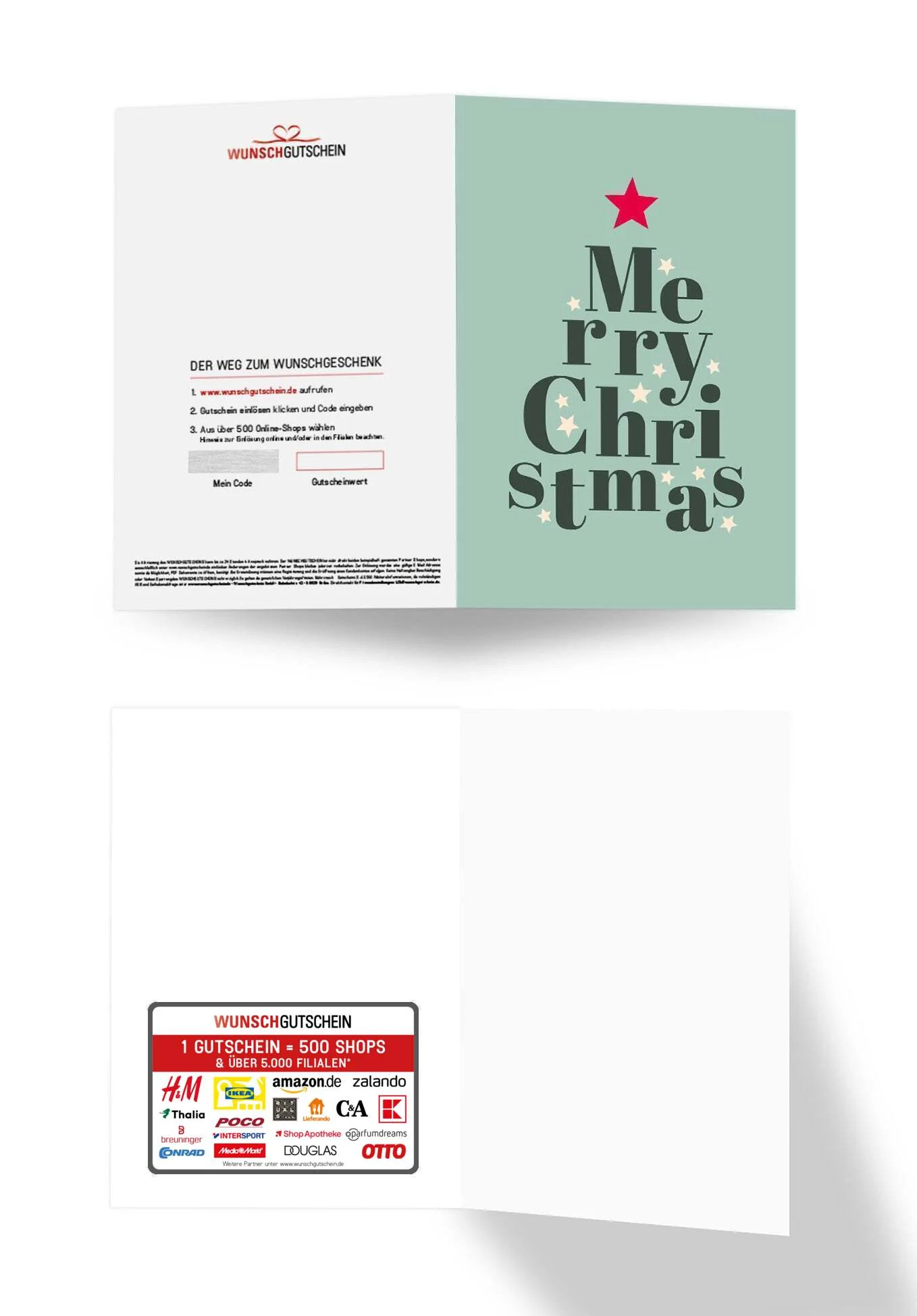 Merry Christmas - Buchstaben Tannenbaum - Image 3