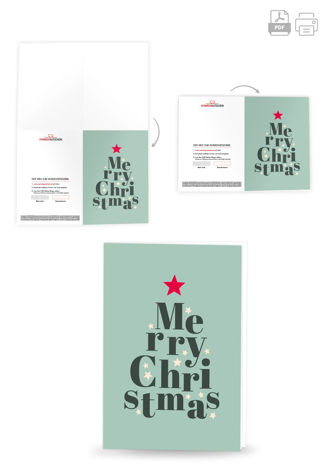 Merry Christmas - Buchstaben Tannenbaum PDF - Image 4