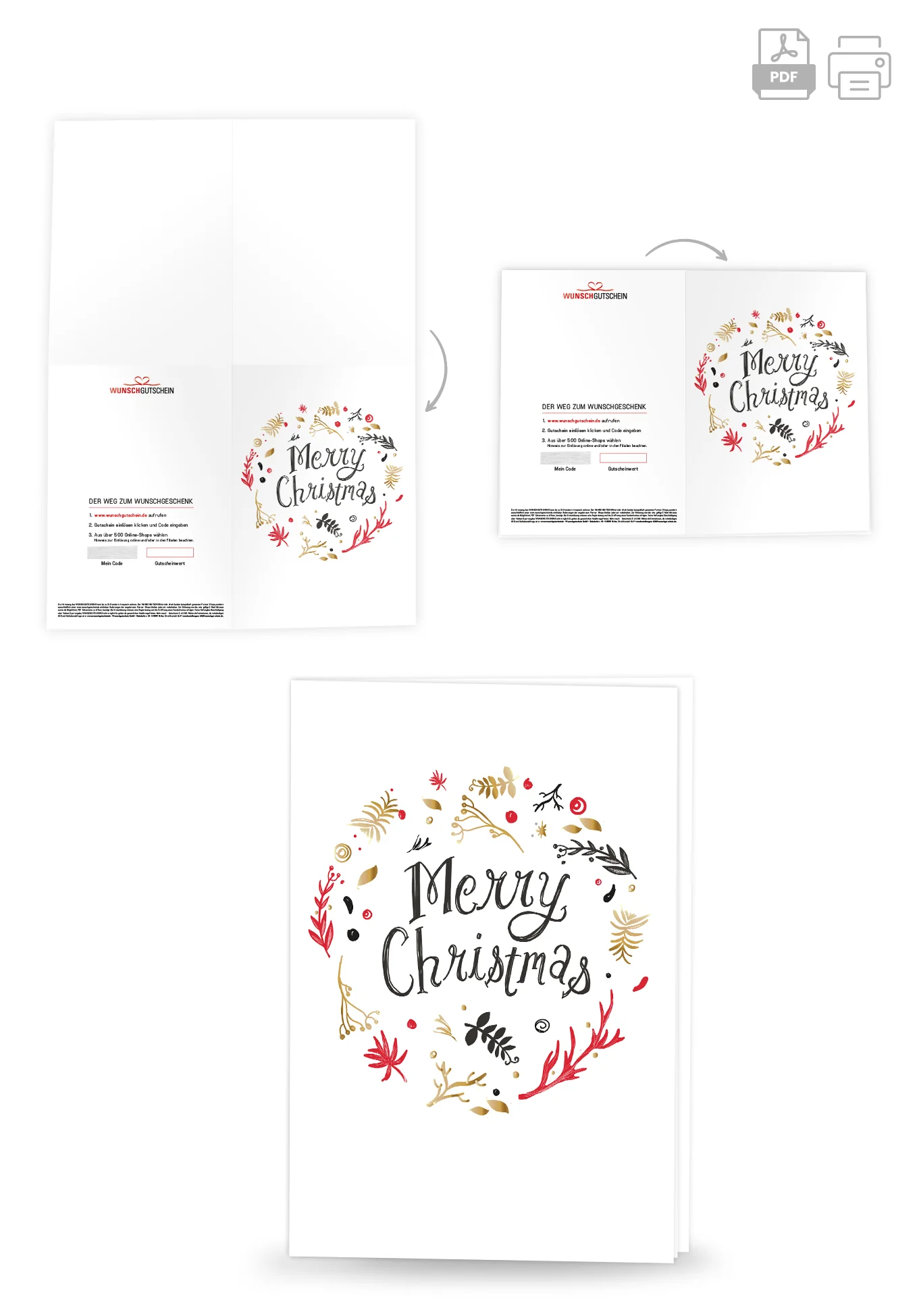 Merry Christmas - Kreis Weiß - Image 4