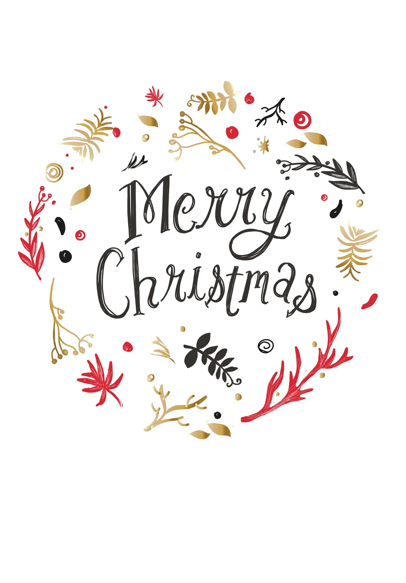 Merry Christmas - Kreis Weiß PDF - Image 2