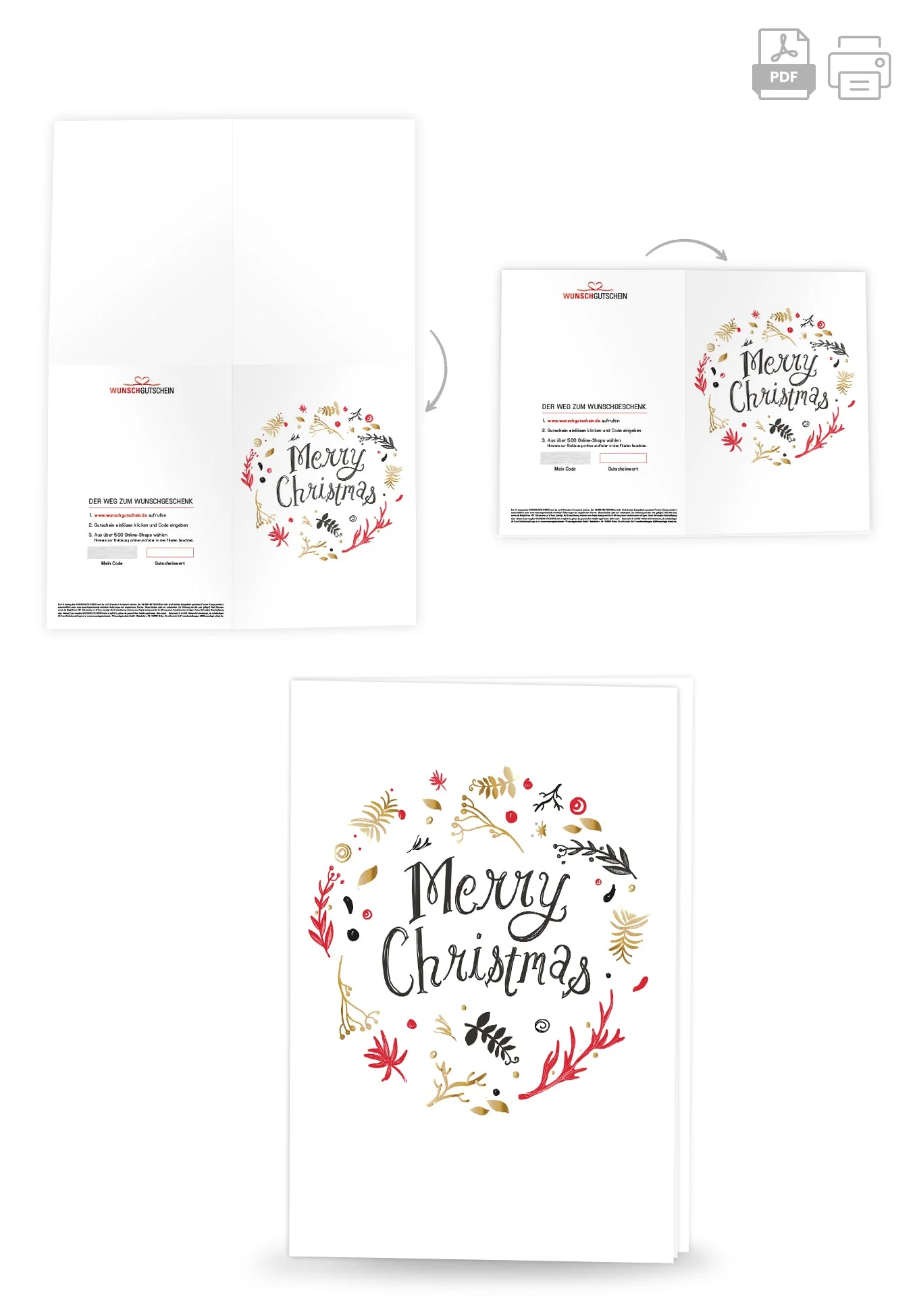 Merry Christmas - Kreis Weiß PDF - Image 4