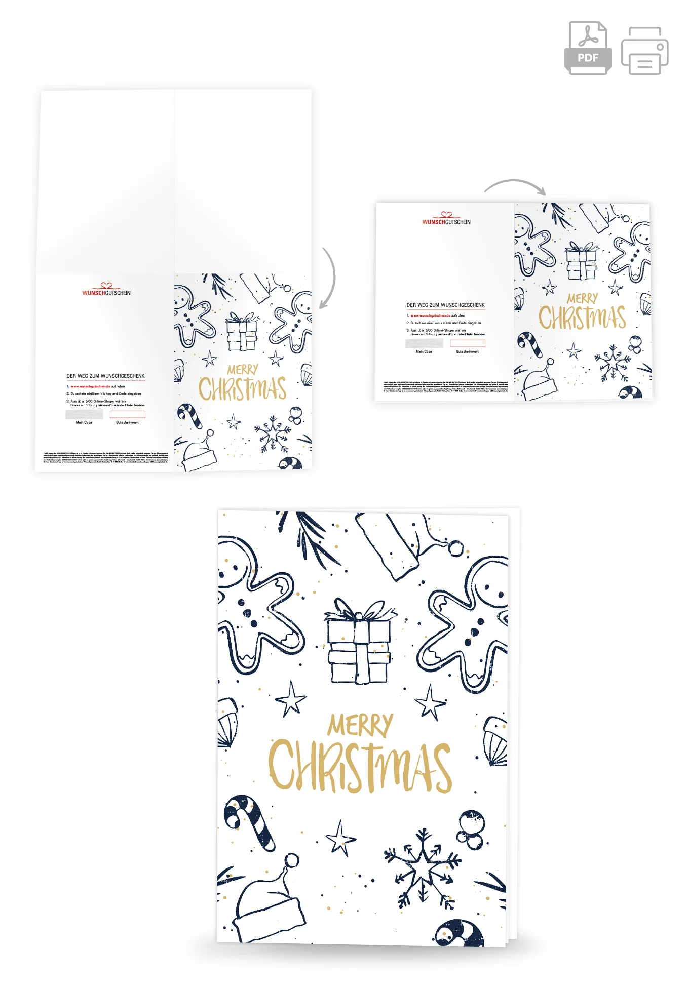 Merry Christmas - Lebkuchen Gold - Image 4