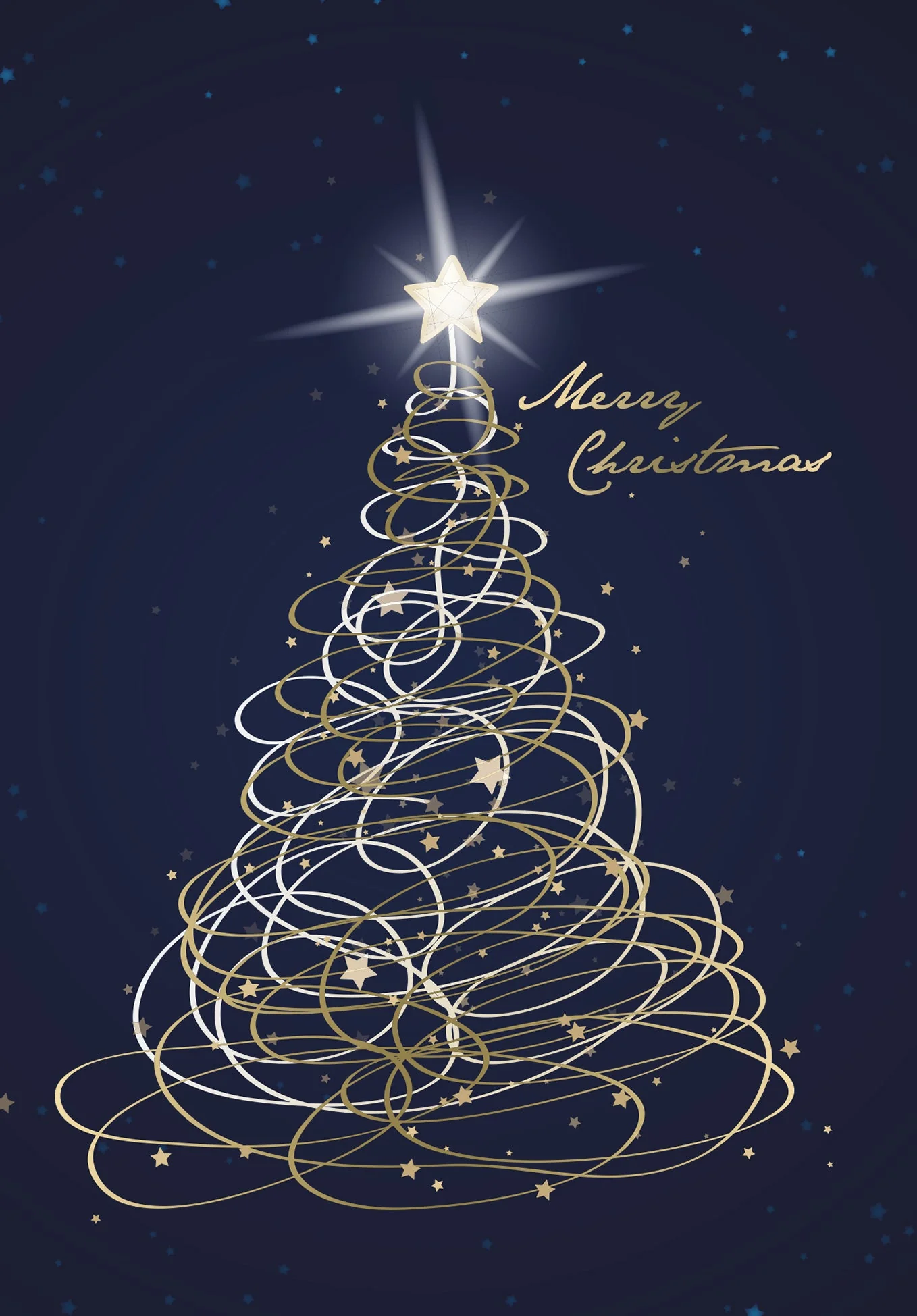 Merry Christmas - Tannenbaum Blau PDF - Image 2