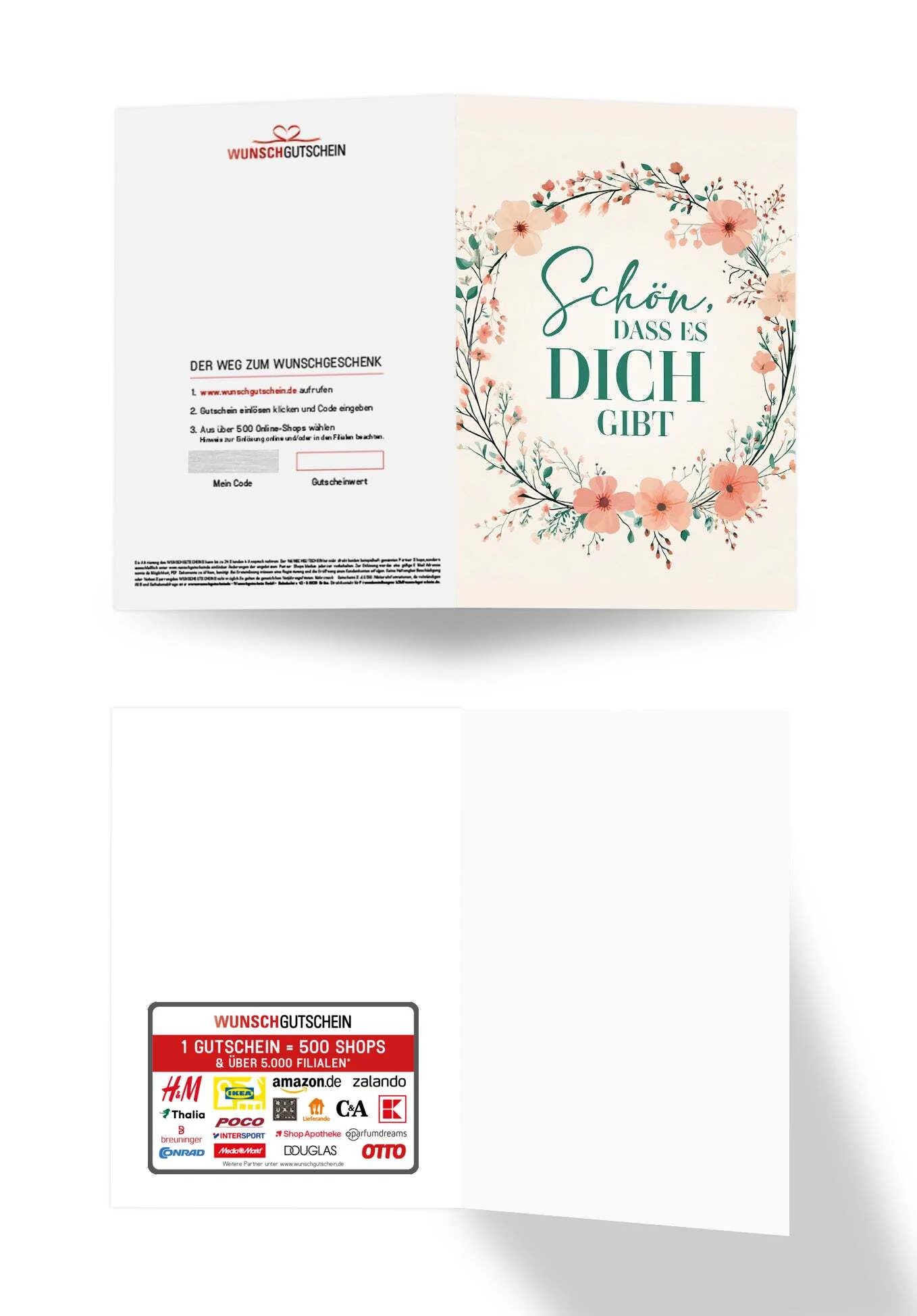 Schön dass es dich gibt - Blumenkranz - Image 3