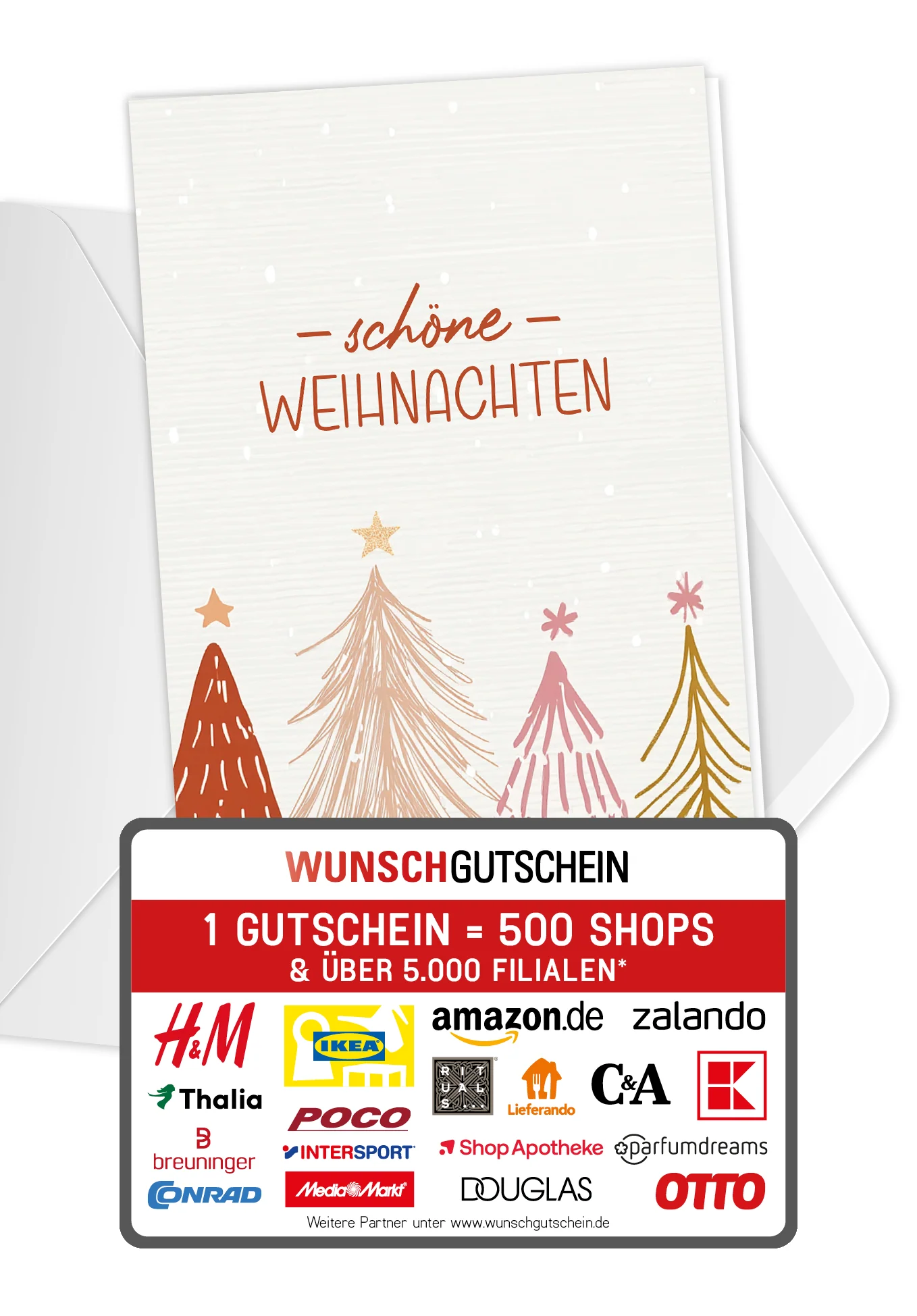 Schöne Weihnachten - Tannenbäume PDF