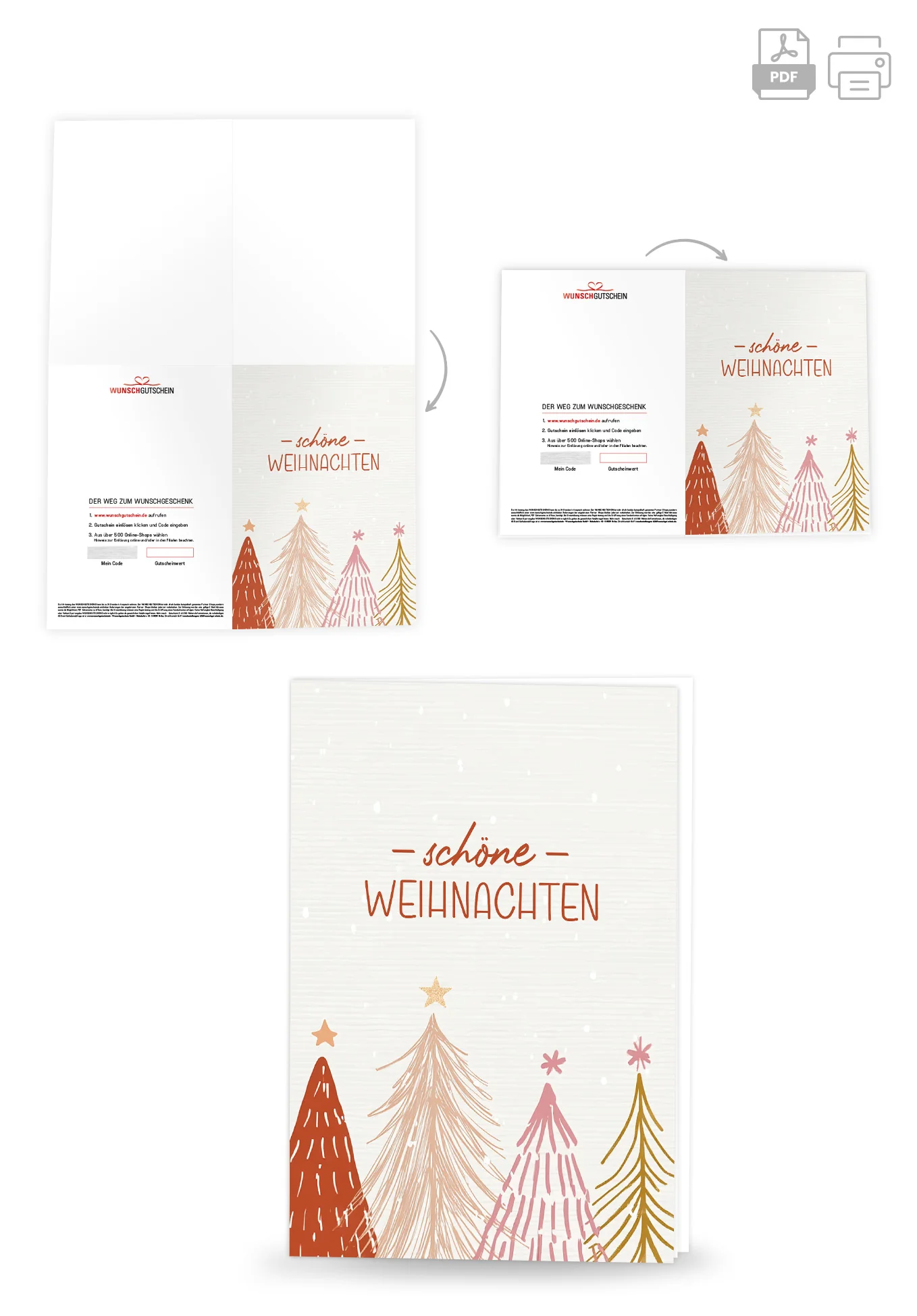 Schöne Weihnachten - Tannenbäume PDF - Image 4